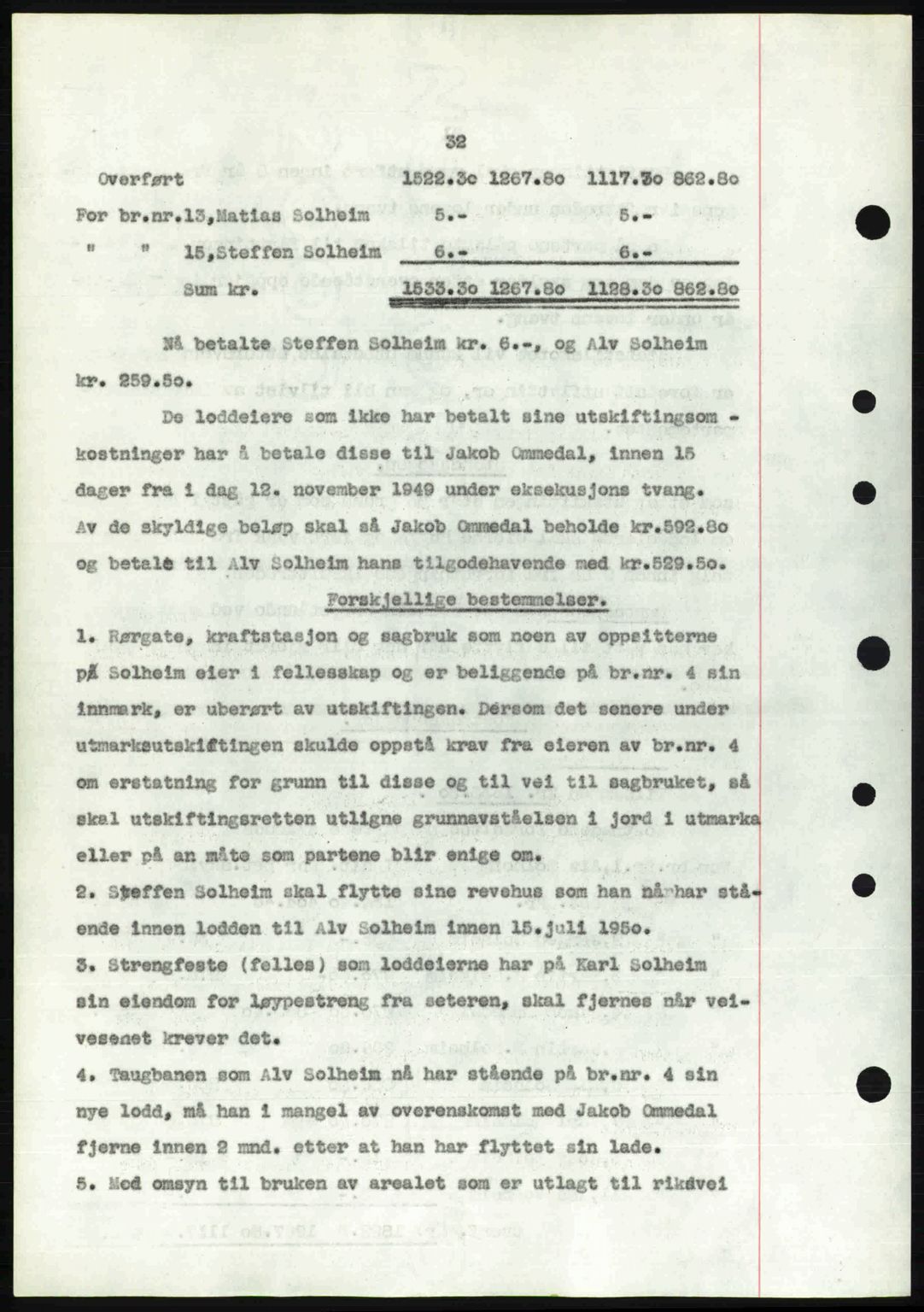 Nordfjord sorenskriveri, AV/SAB-A-2801/02/02b/02bj/L0016a: Mortgage book no. A16 I, 1949-1950, Diary no: : 428/1950