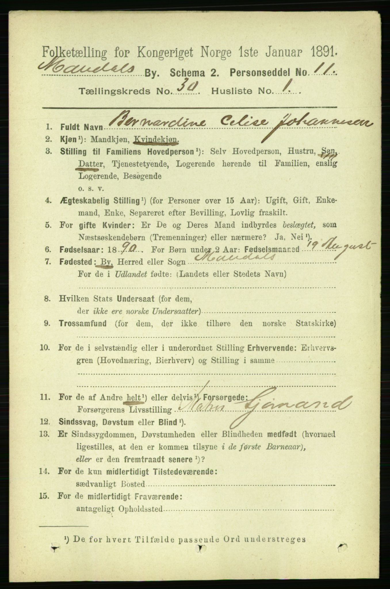 RA, 1891 census for 1002 Mandal, 1891, p. 5243