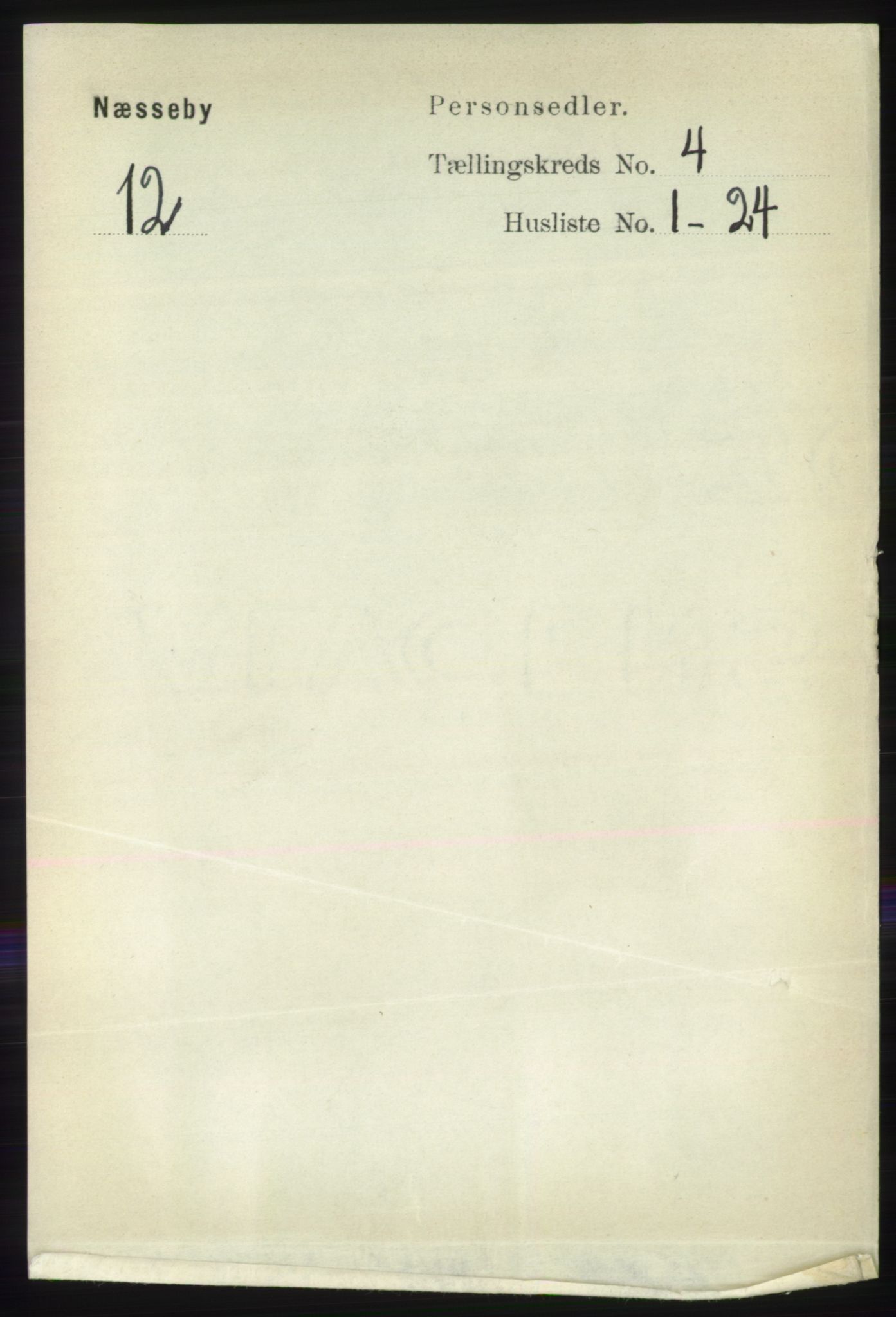 RA, 1891 census for 2027 Nesseby, 1891, p. 1232