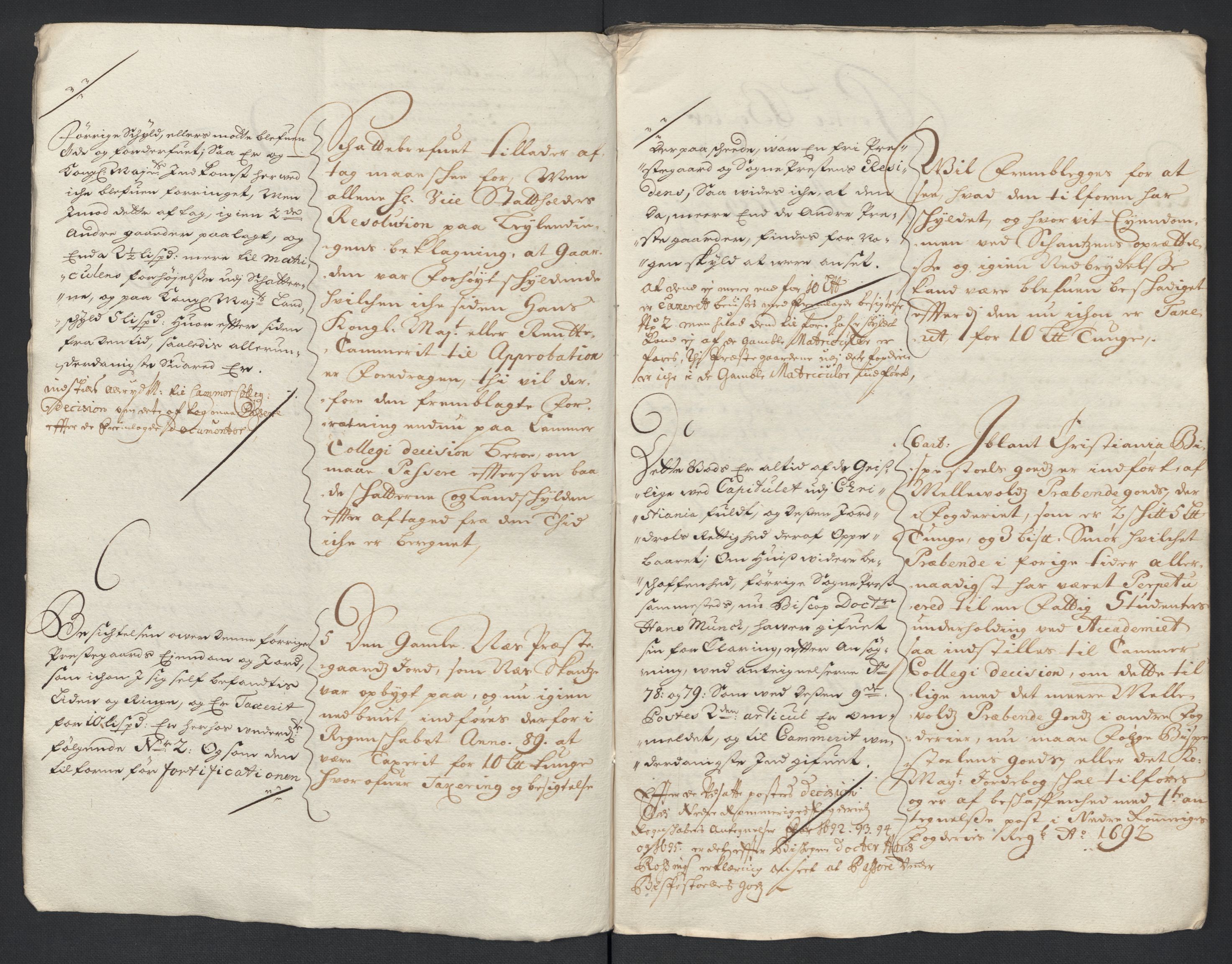 Rentekammeret inntil 1814, Reviderte regnskaper, Fogderegnskap, AV/RA-EA-4092/R12/L0708: Fogderegnskap Øvre Romerike, 1696, p. 260