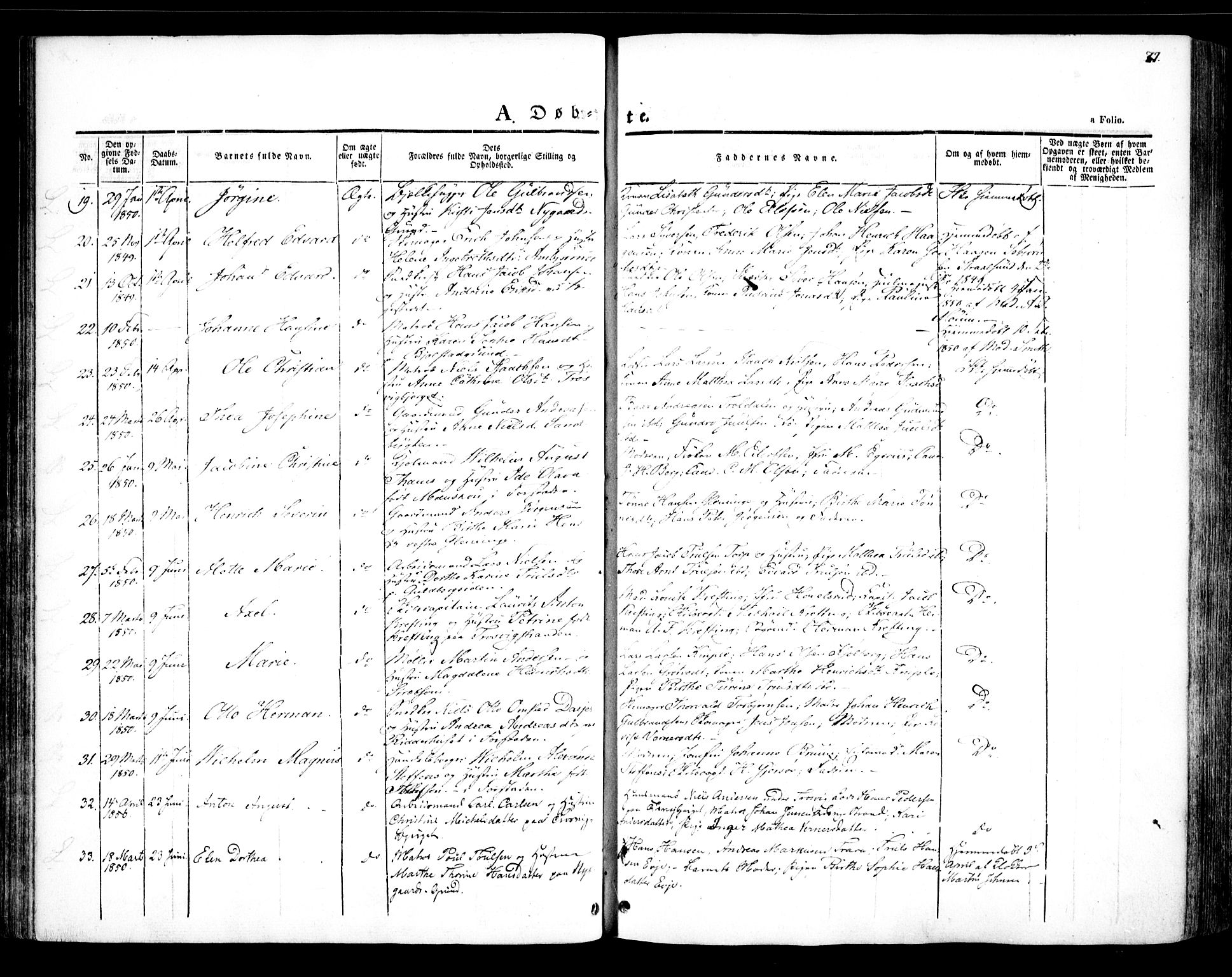Glemmen prestekontor Kirkebøker, SAO/A-10908/F/Fa/L0005: Parish register (official) no. 5, 1838-1852, p. 77