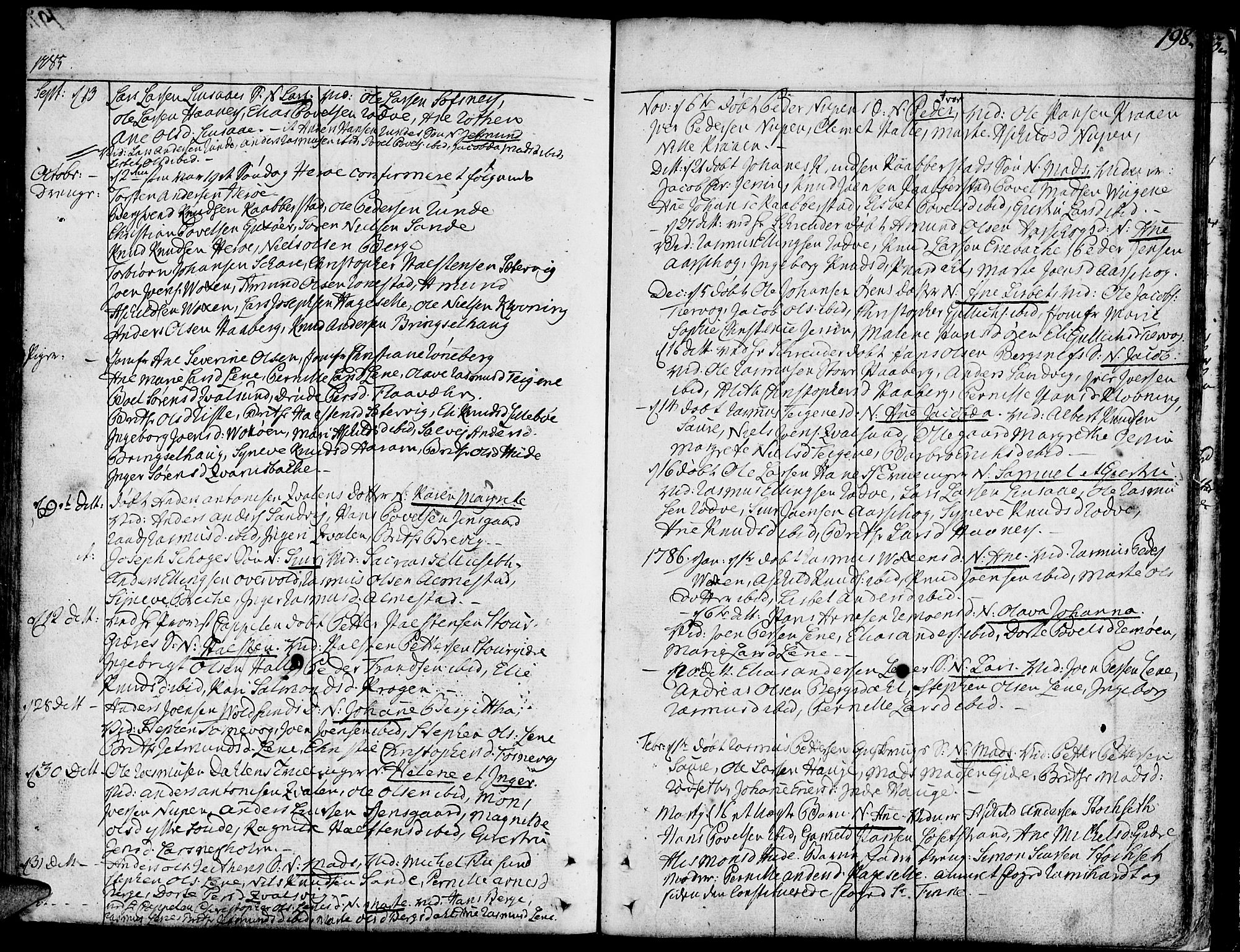 Ministerialprotokoller, klokkerbøker og fødselsregistre - Møre og Romsdal, SAT/A-1454/507/L0067: Parish register (official) no. 507A02, 1767-1788, p. 198