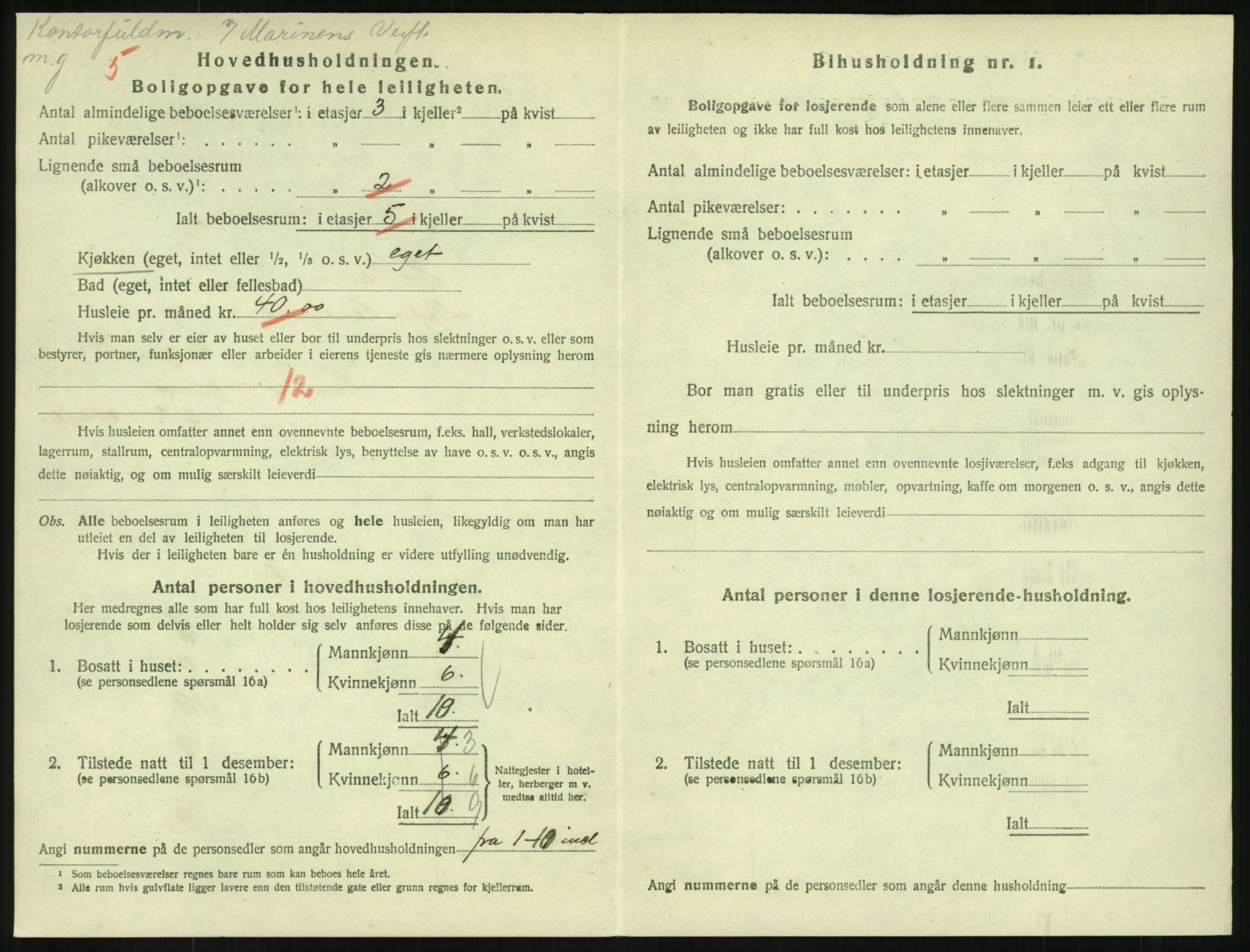 SAKO, 1920 census for Horten, 1920, p. 4560