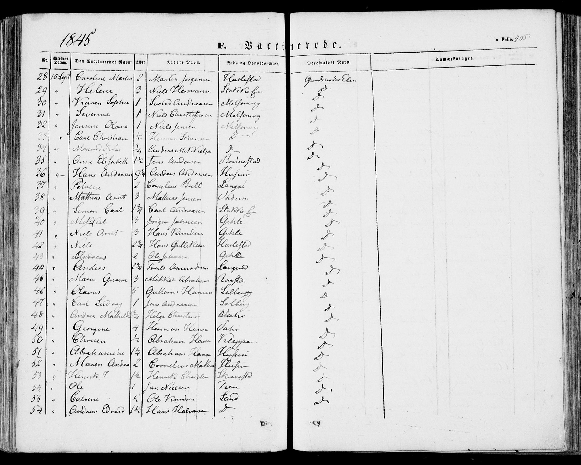 Stokke kirkebøker, AV/SAKO-A-320/F/Fa/L0007: Parish register (official) no. I 7, 1844-1857, p. 406