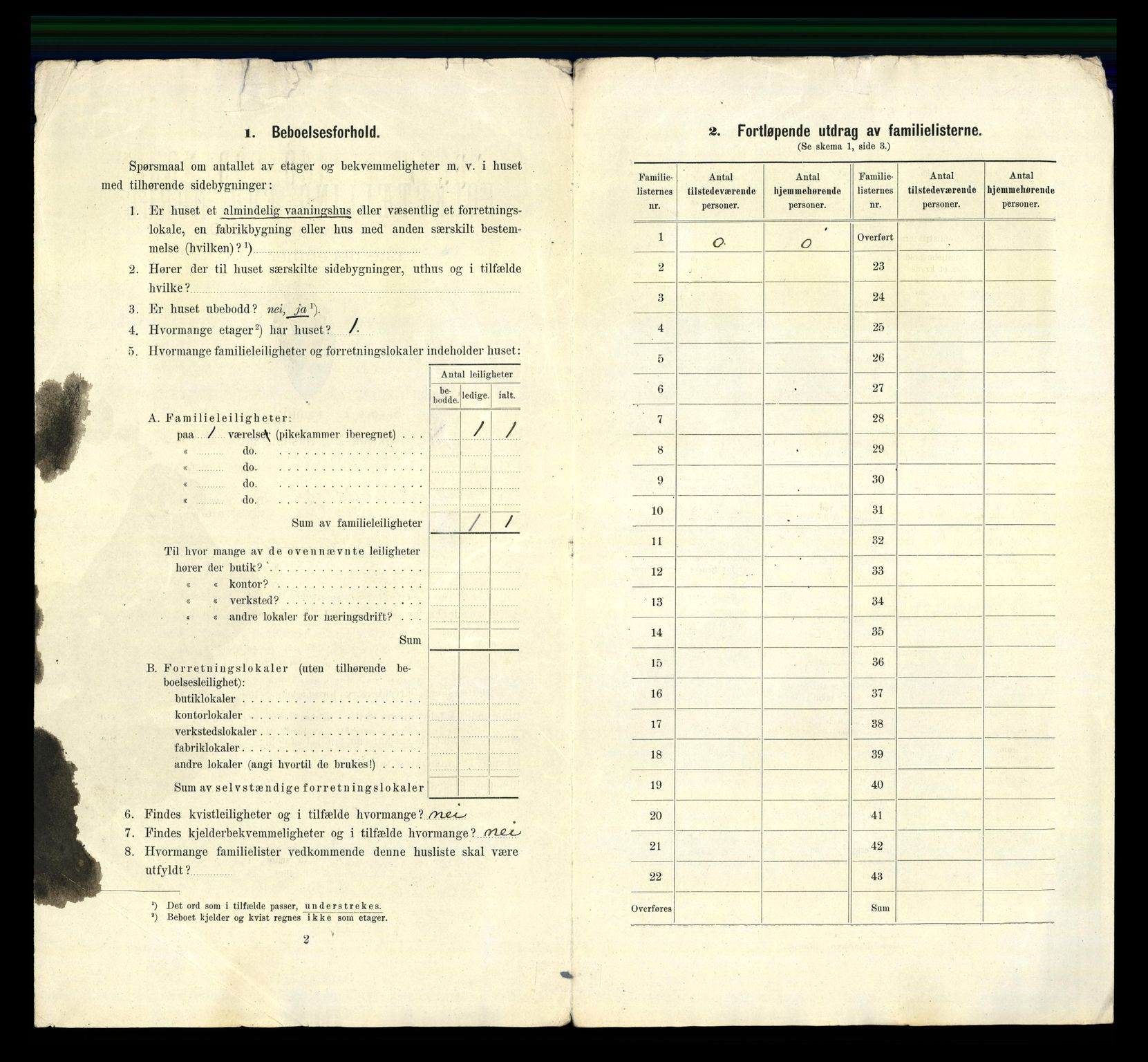 RA, 1910 census for Kristiansand, 1910, p. 2253