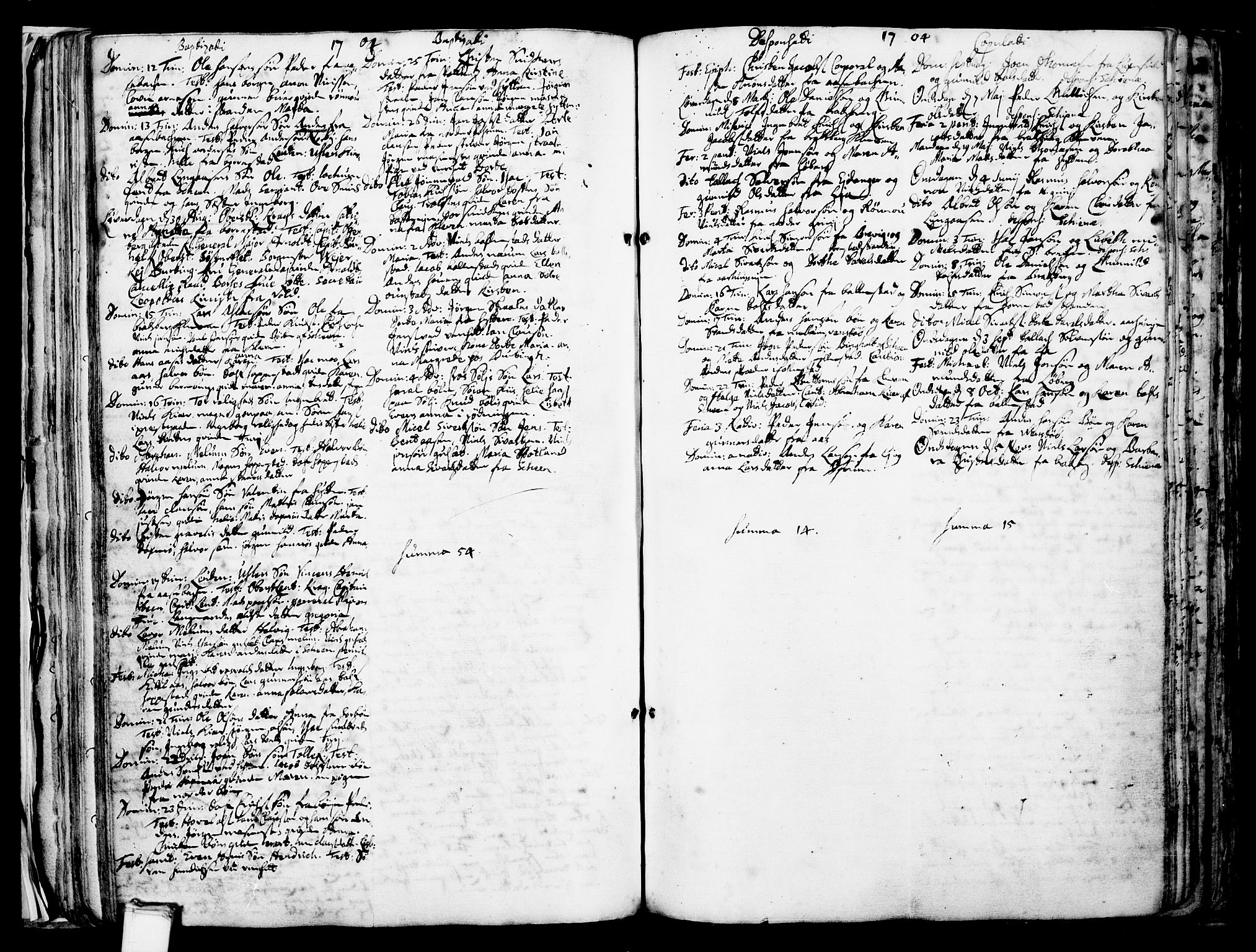 Gjerpen kirkebøker, AV/SAKO-A-265/F/Fa/L0001: Parish register (official) no. I 1, 1681-1746