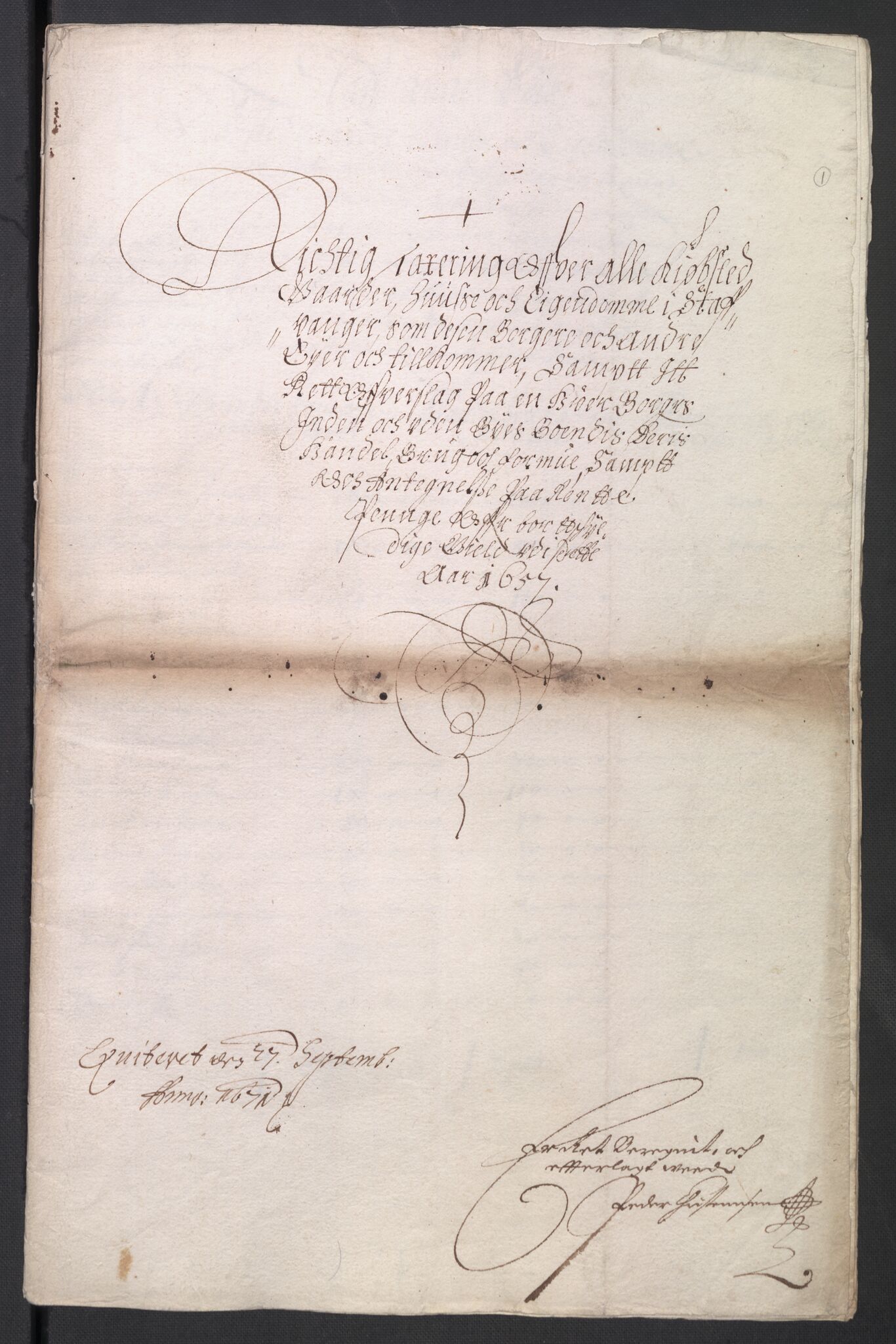 Rentekammeret inntil 1814, Reviderte regnskaper, Byregnskaper, AV/RA-EA-4066/R/Ro/L0299: [O2] By- og kontribusjonsregnskap, 1639-1661, p. 323