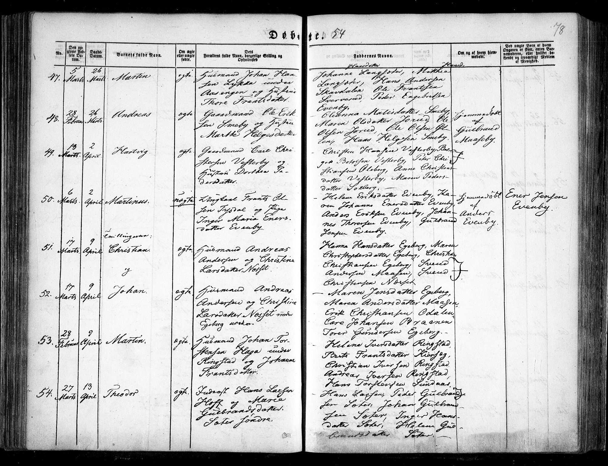 Trøgstad prestekontor Kirkebøker, AV/SAO-A-10925/F/Fa/L0007: Parish register (official) no. I 7, 1845-1854, p. 78
