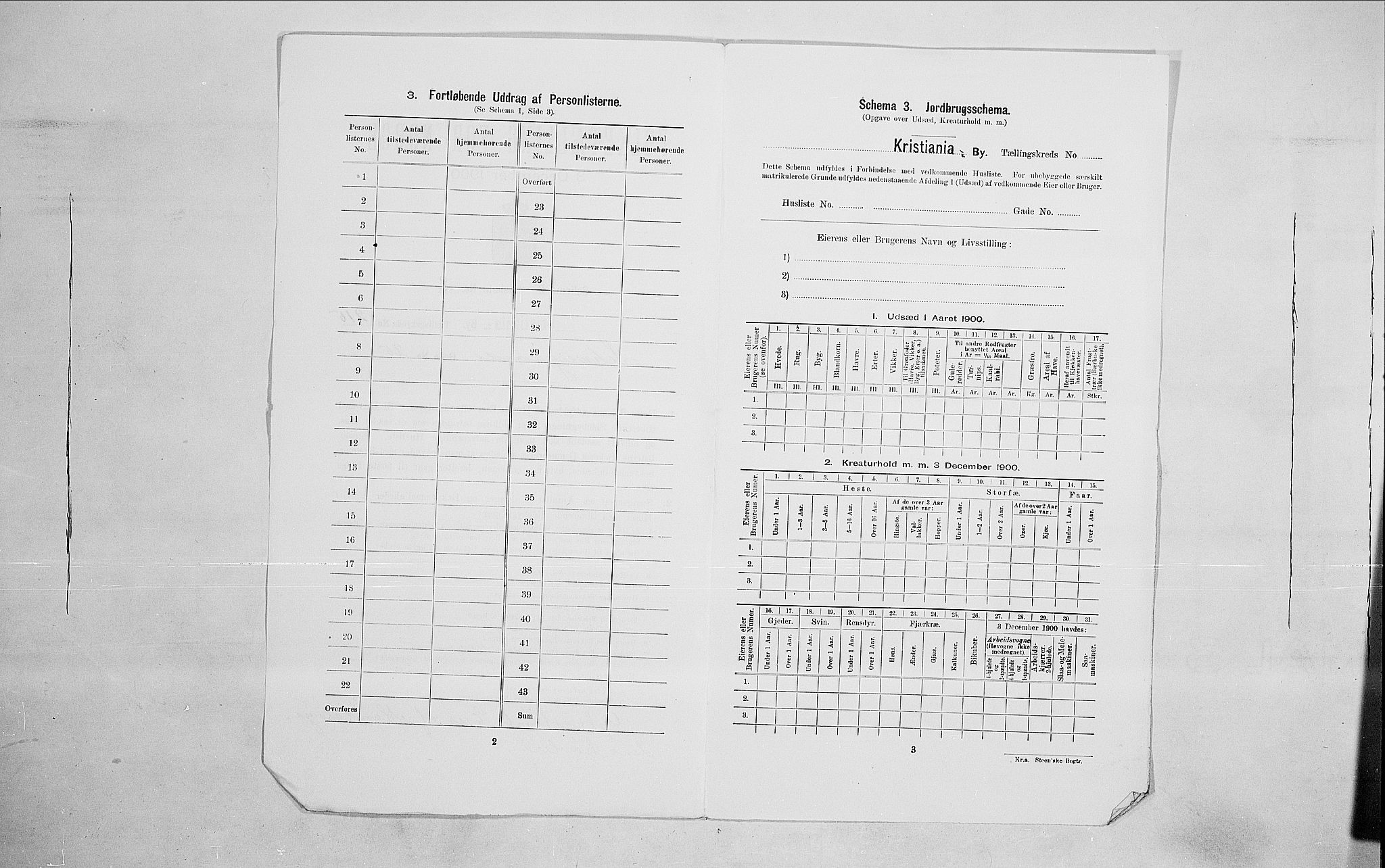 SAO, 1900 census for Kristiania, 1900, p. 80781