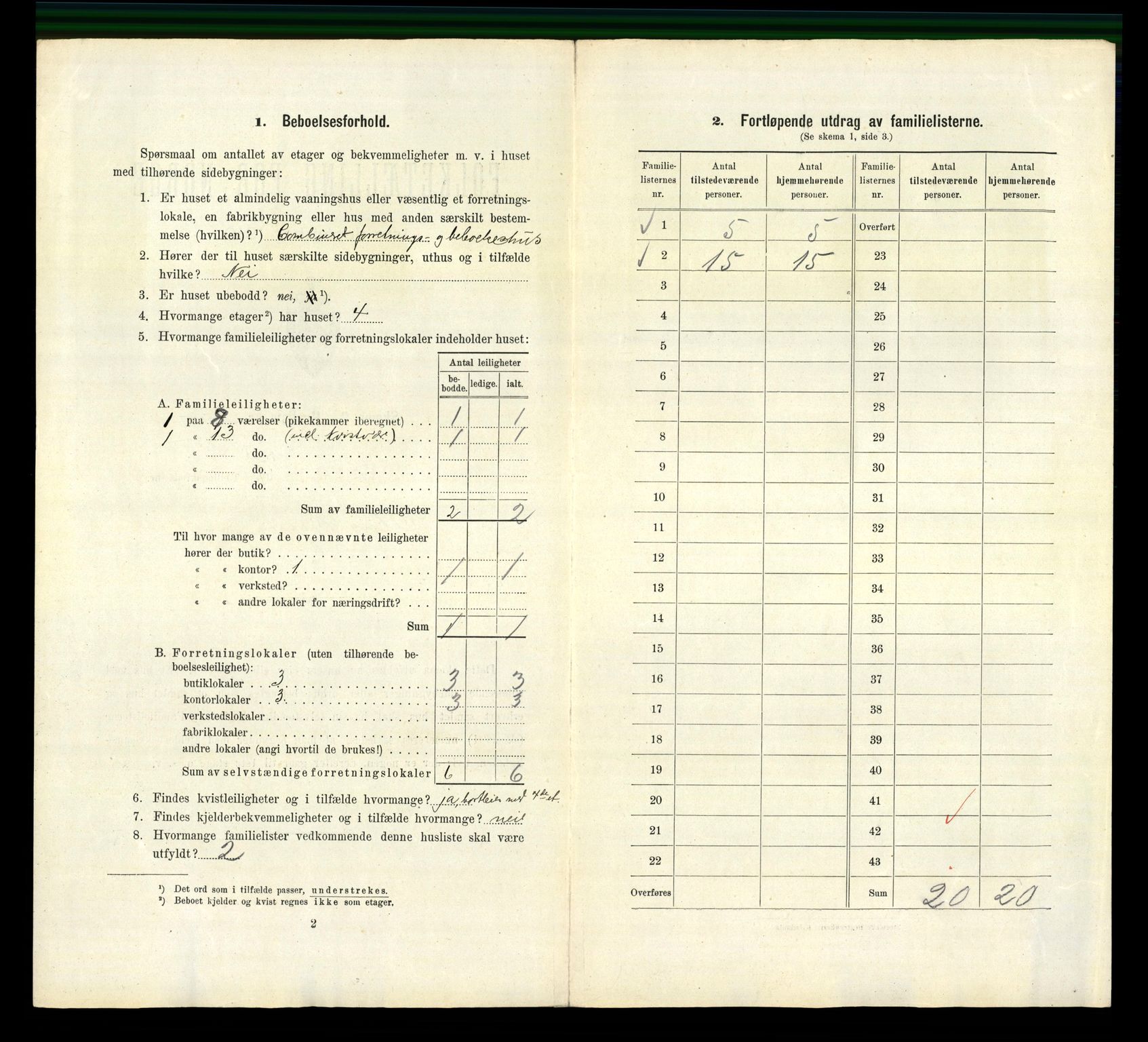 RA, 1910 census for Bergen, 1910, p. 22222