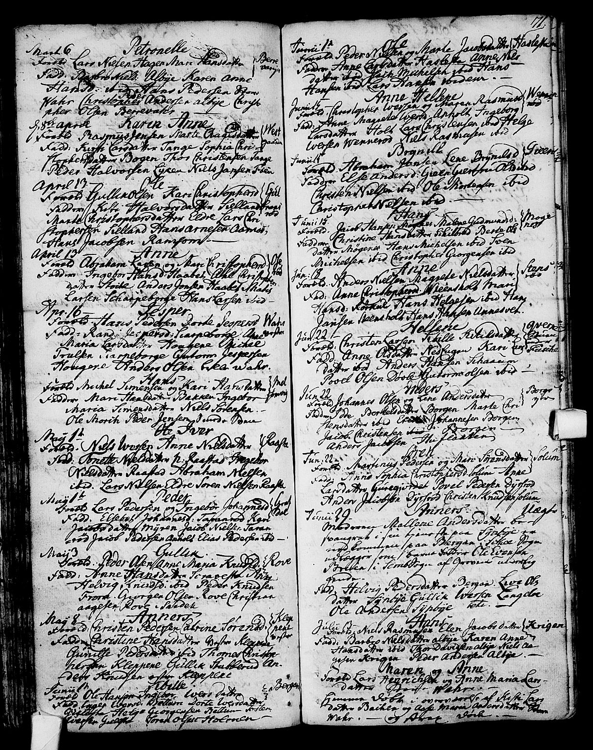 Stokke kirkebøker, SAKO/A-320/F/Fa/L0003: Parish register (official) no. I 3, 1771-1803, p. 71