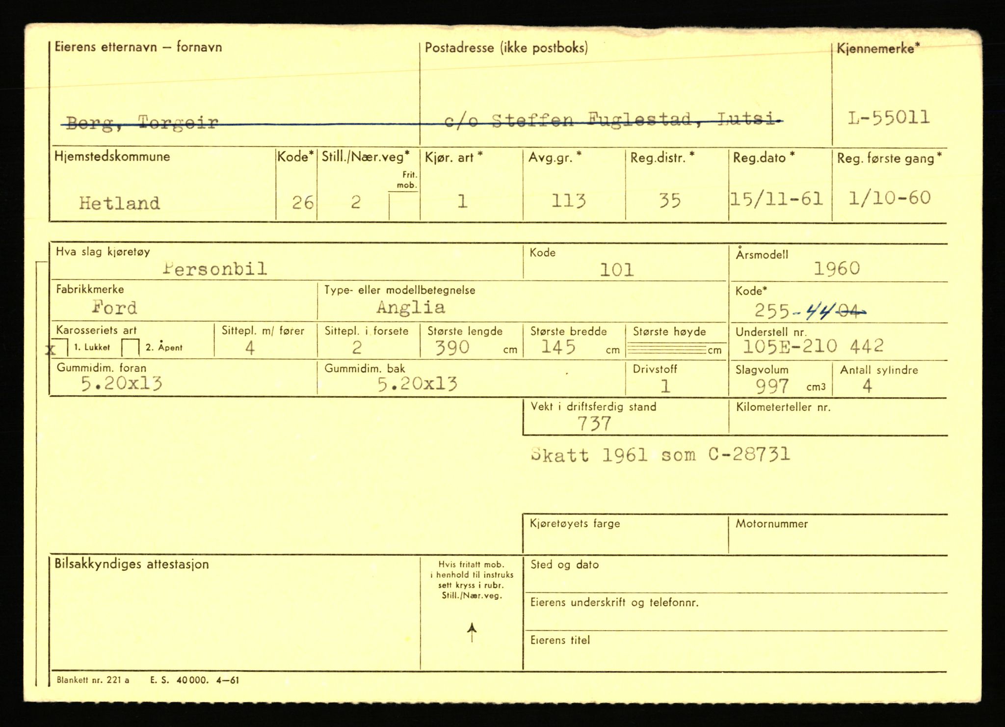 Stavanger trafikkstasjon, AV/SAST-A-101942/0/F/L0054: L-54200 - L-55699, 1930-1971, p. 1669