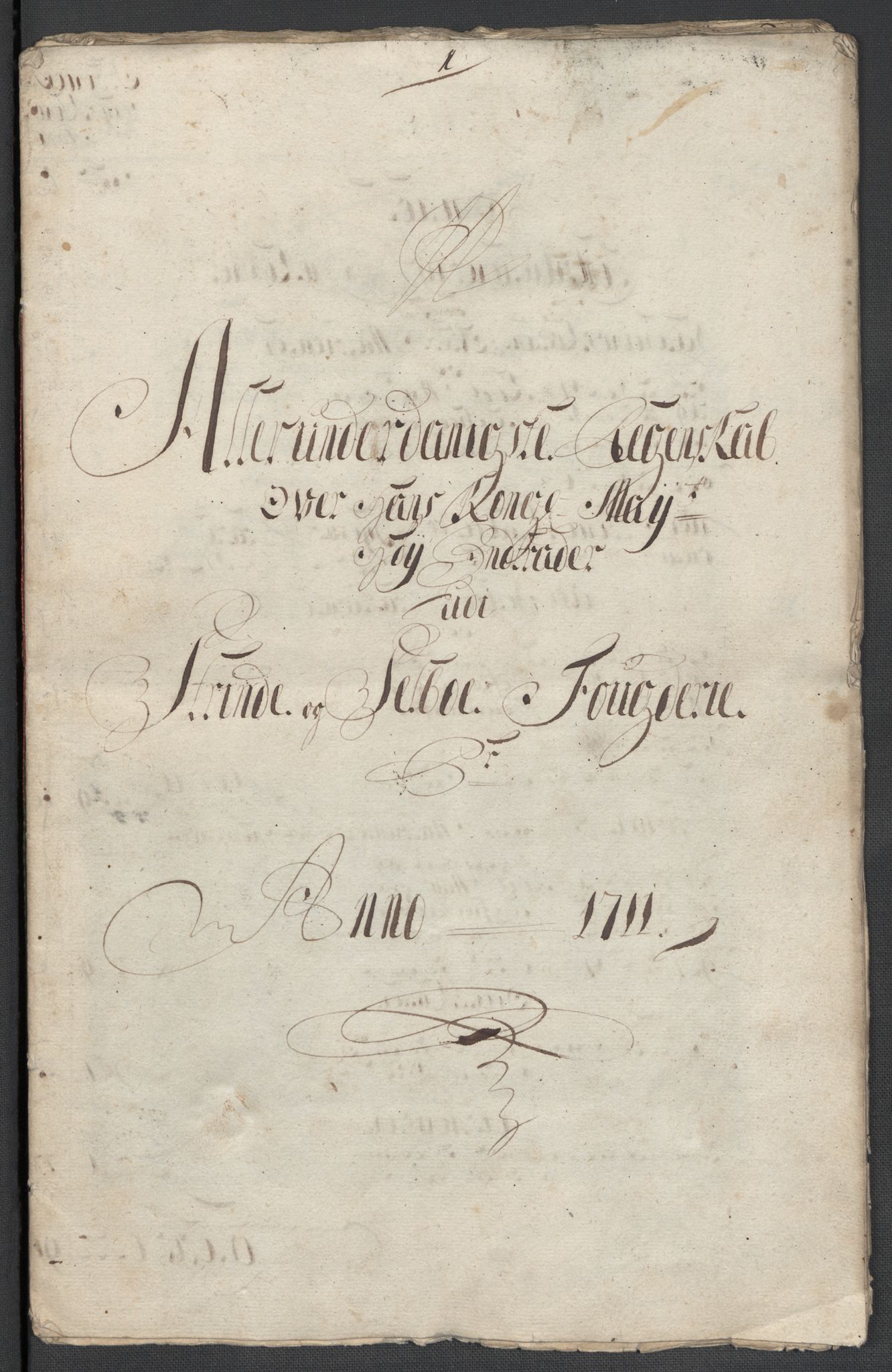 Rentekammeret inntil 1814, Reviderte regnskaper, Fogderegnskap, AV/RA-EA-4092/R61/L4112: Fogderegnskap Strinda og Selbu, 1711, p. 3