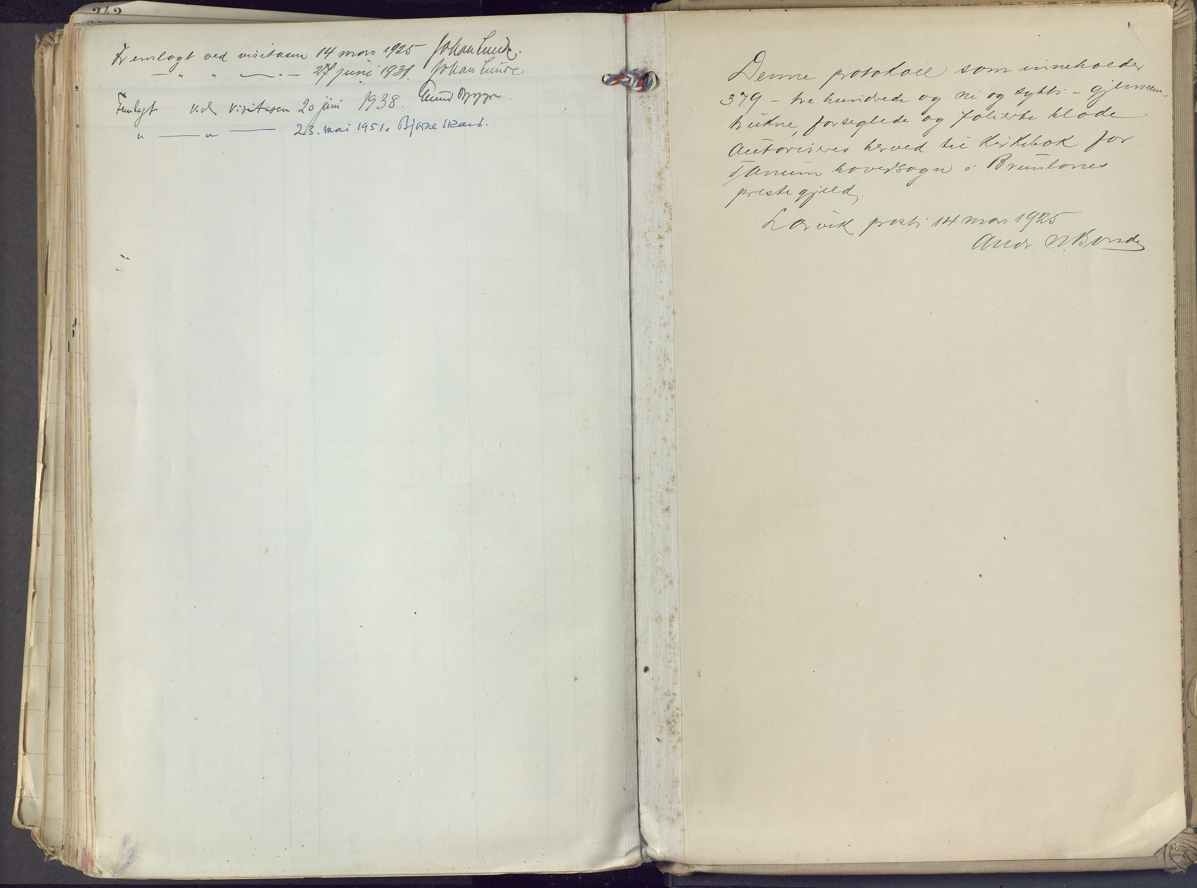 Brunlanes kirkebøker, SAKO/A-342/F/Fc/L0004: Parish register (official) no. III 4, 1923-1943