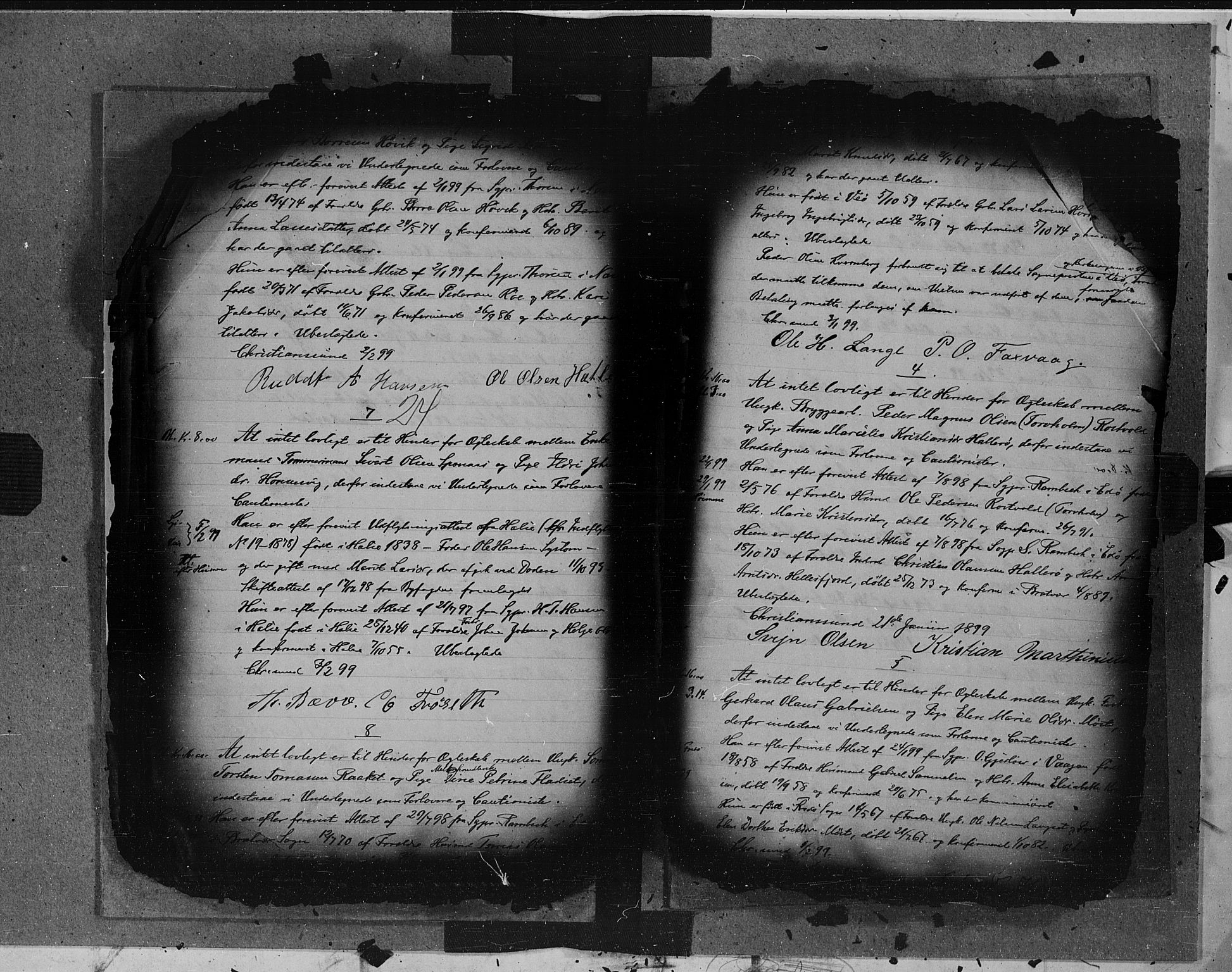 Kristiansund sokneprestkontor, AV/SAT-A-1068/1/I/I1: Best man's statements no. 21, 1893-1900, p. 24