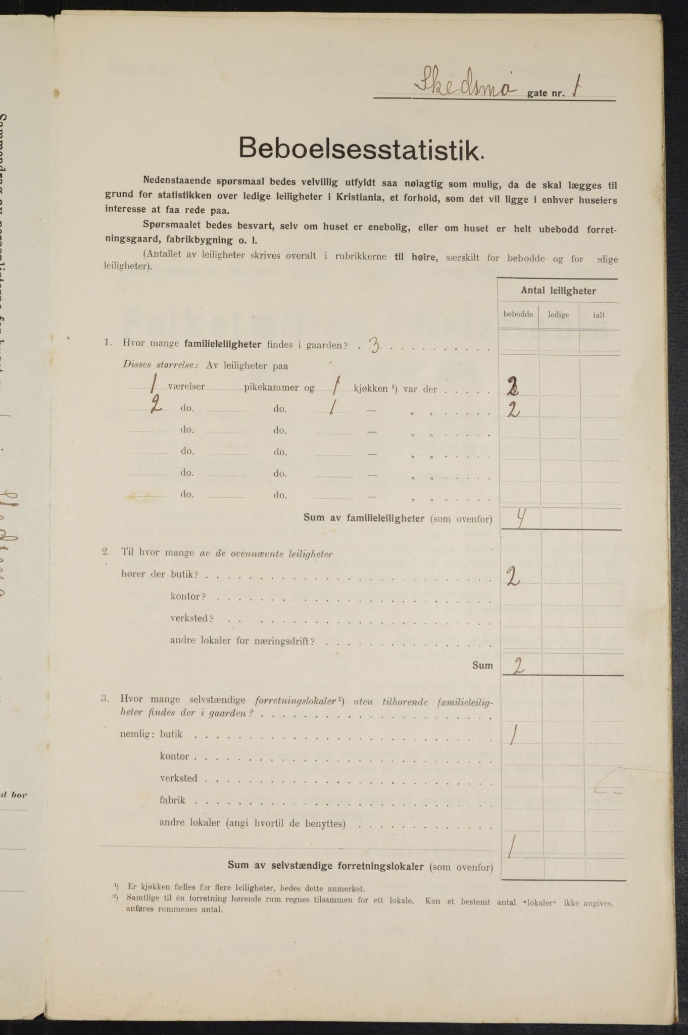 OBA, Municipal Census 1914 for Kristiania, 1914, p. 95134