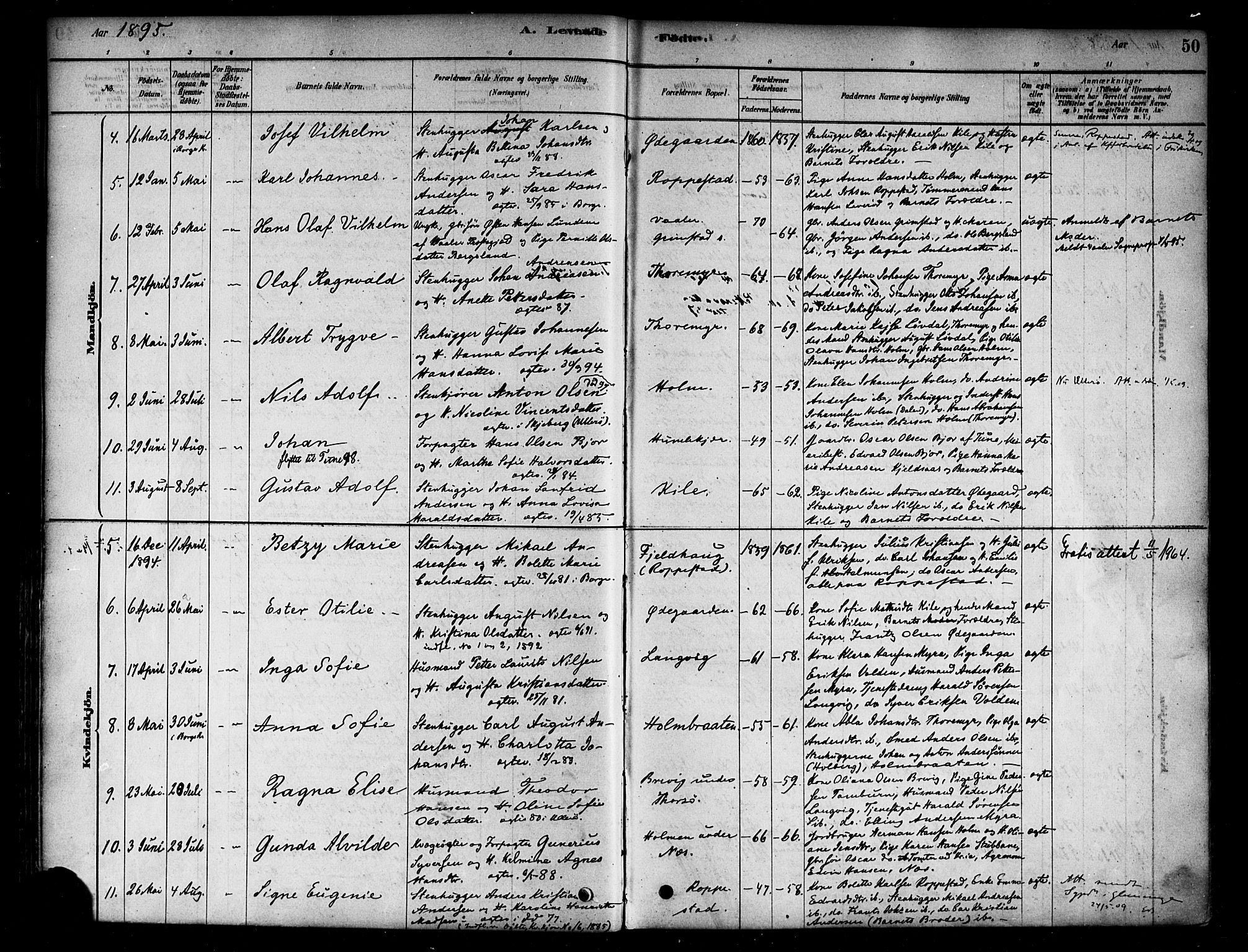 Borge prestekontor Kirkebøker, SAO/A-10903/F/Fb/L0003: Parish register (official) no. II 3, 1878-1902, p. 50
