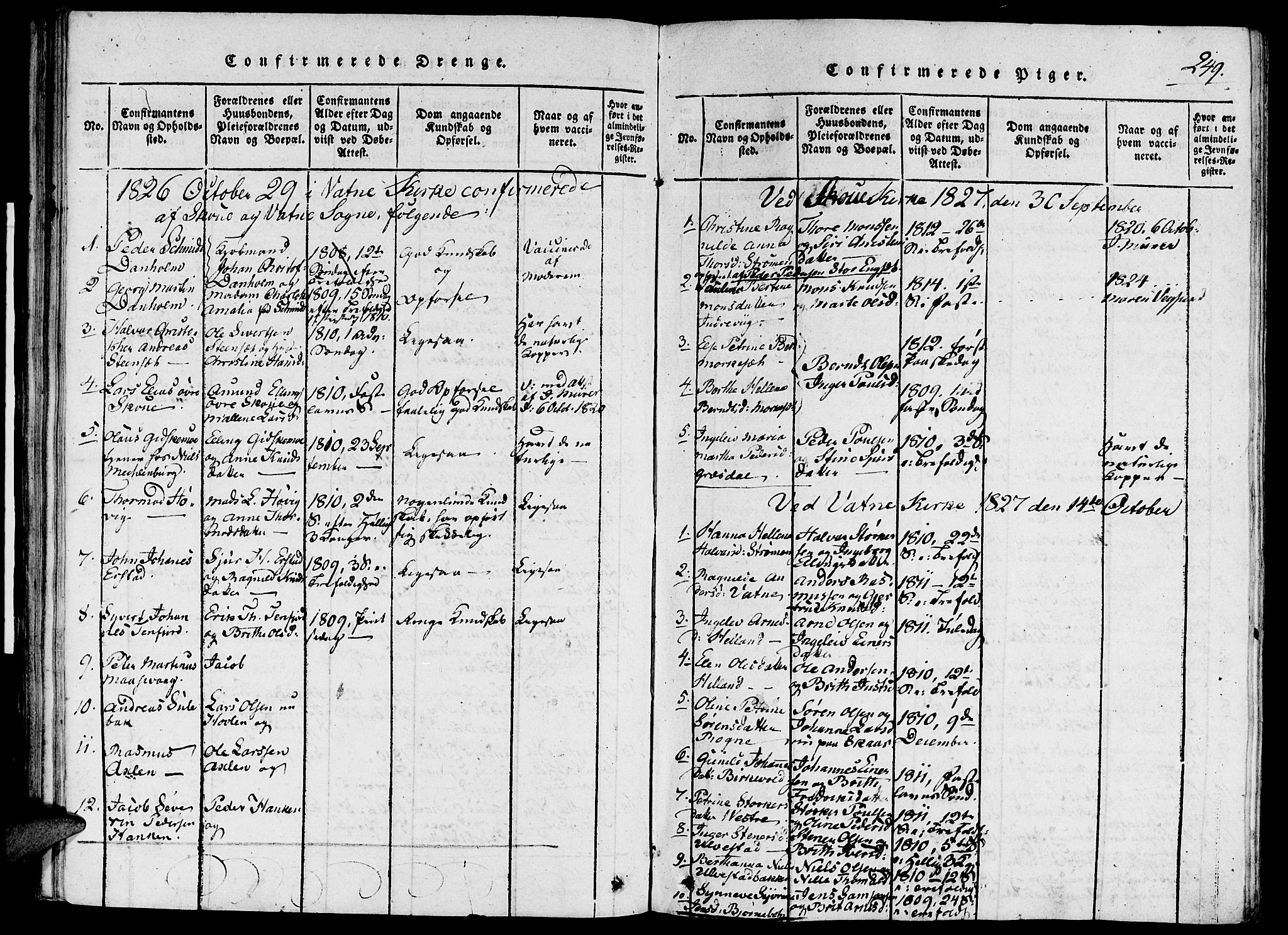 Ministerialprotokoller, klokkerbøker og fødselsregistre - Møre og Romsdal, AV/SAT-A-1454/524/L0351: Parish register (official) no. 524A03, 1816-1838, p. 249