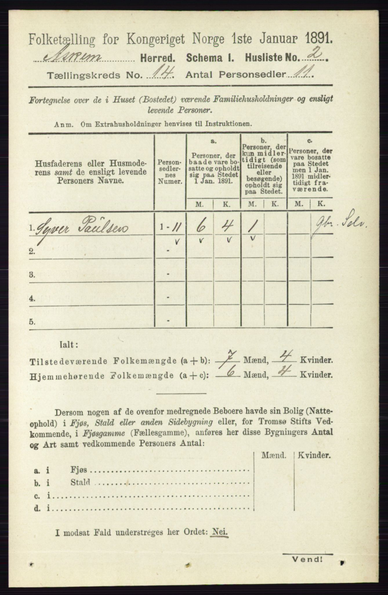 RA, 1891 census for 0124 Askim, 1891, p. 2217