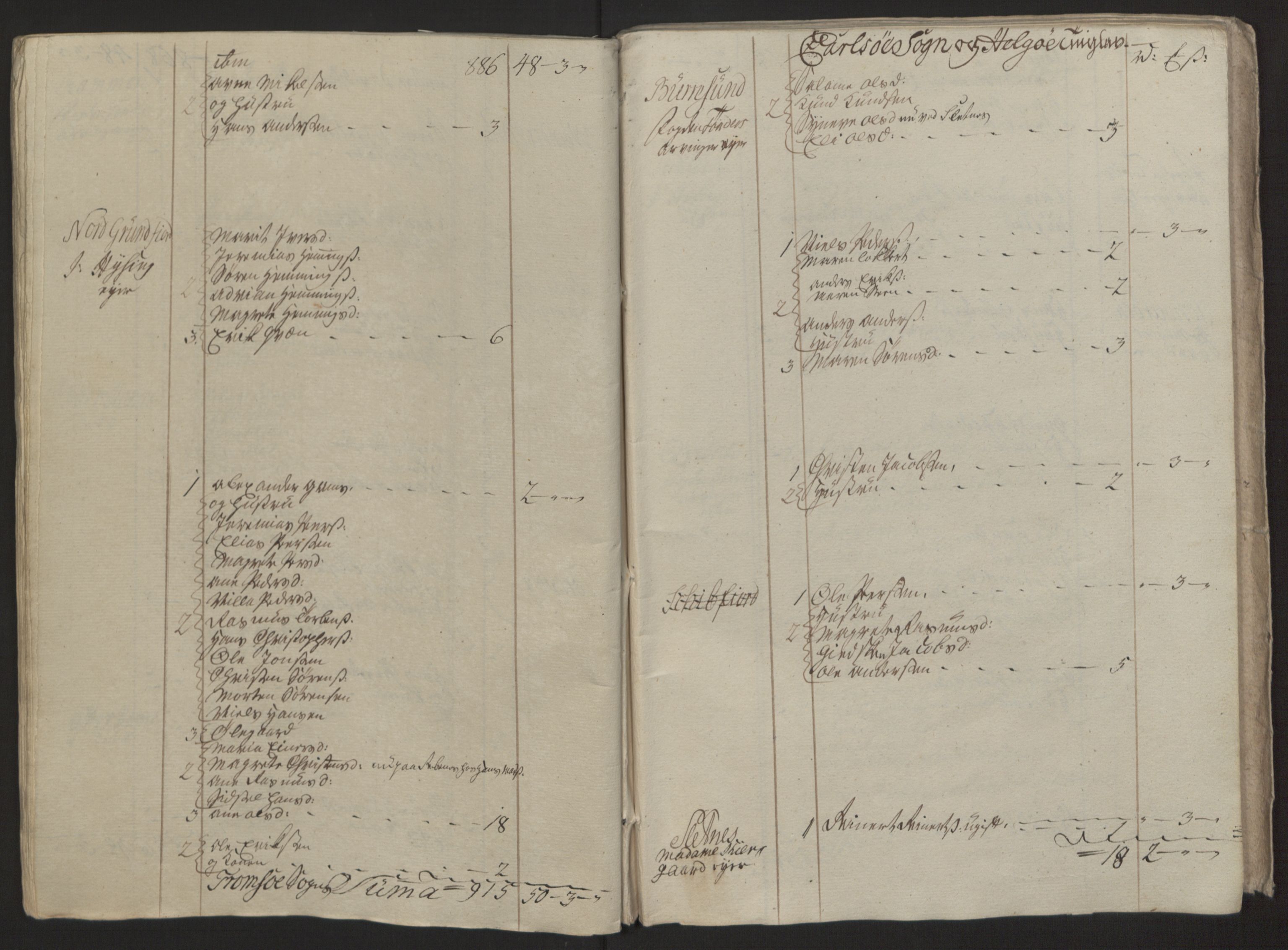Rentekammeret inntil 1814, Reviderte regnskaper, Fogderegnskap, RA/EA-4092/R68/L4845: Ekstraskatten Senja og Troms, 1762-1765, p. 394