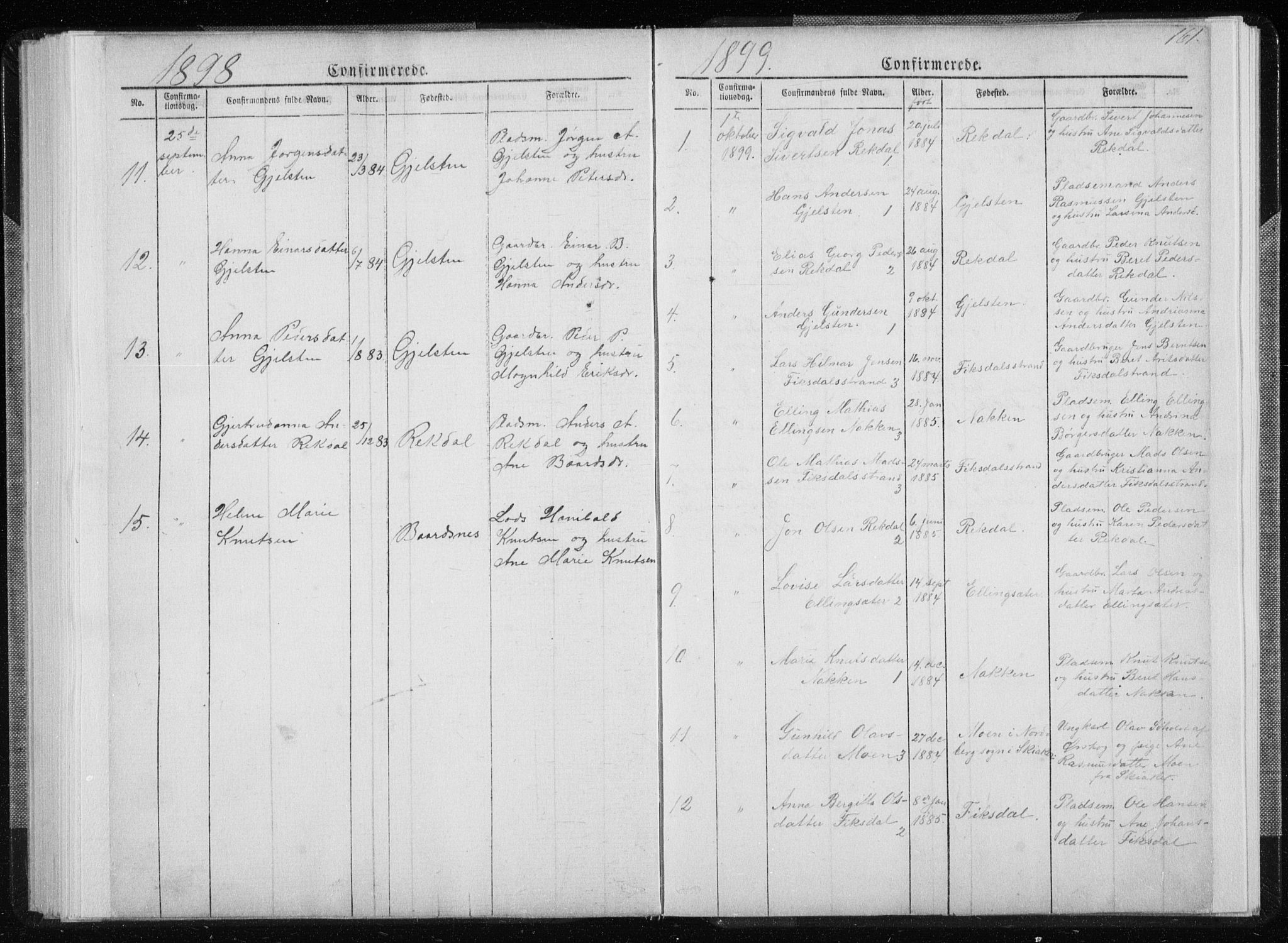Ministerialprotokoller, klokkerbøker og fødselsregistre - Møre og Romsdal, SAT/A-1454/540/L0541: Parish register (copy) no. 540C01, 1867-1920, p. 161