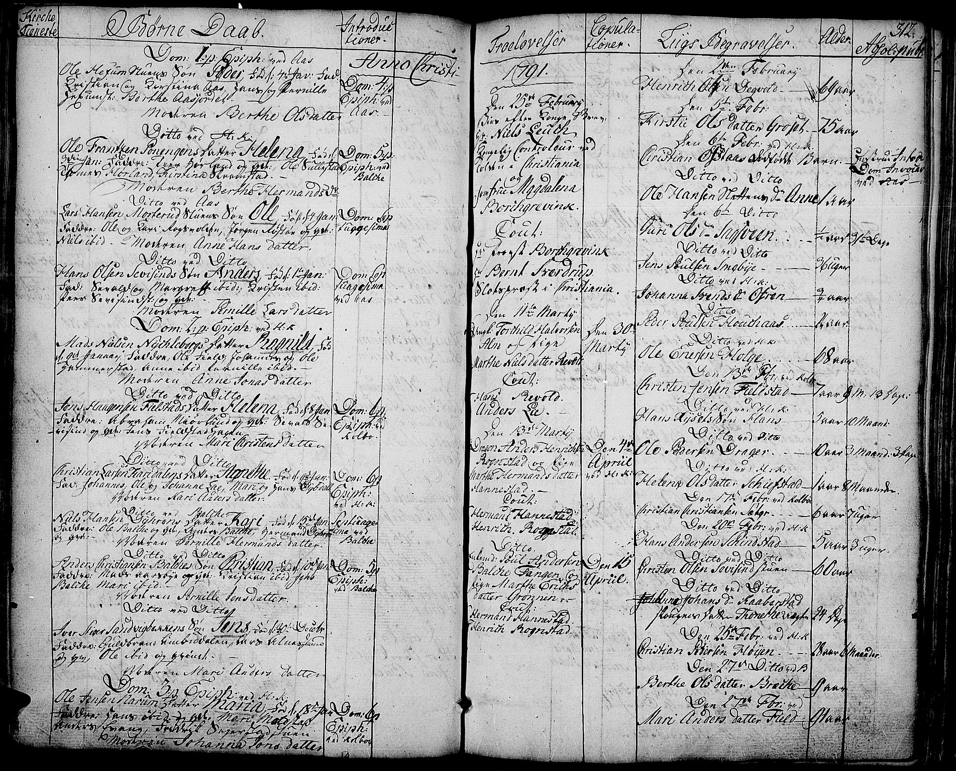 Toten prestekontor, SAH/PREST-102/H/Ha/Haa/L0006: Parish register (official) no. 6, 1773-1793, p. 312