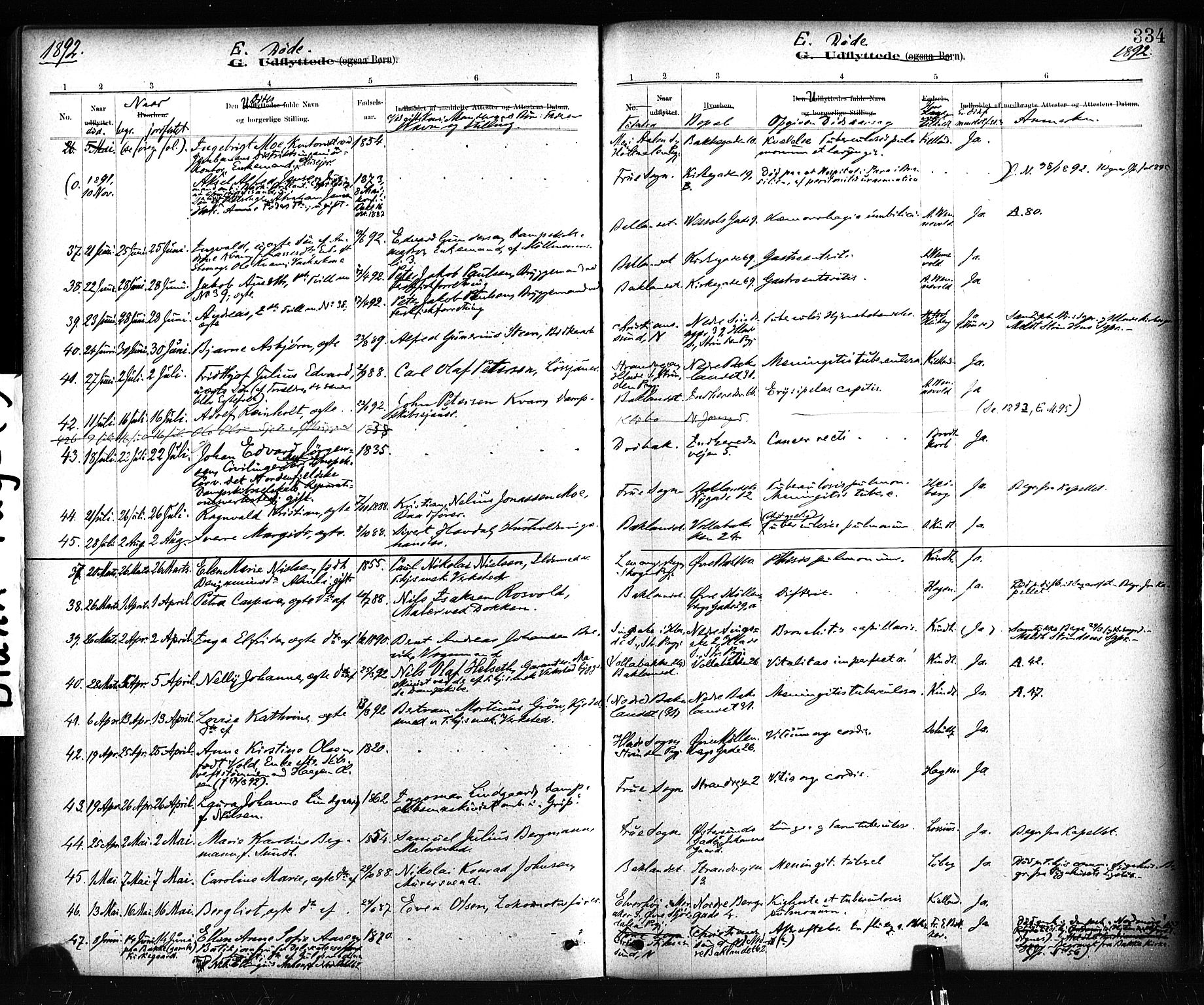 Ministerialprotokoller, klokkerbøker og fødselsregistre - Sør-Trøndelag, AV/SAT-A-1456/604/L0189: Parish register (official) no. 604A10, 1878-1892, p. 334