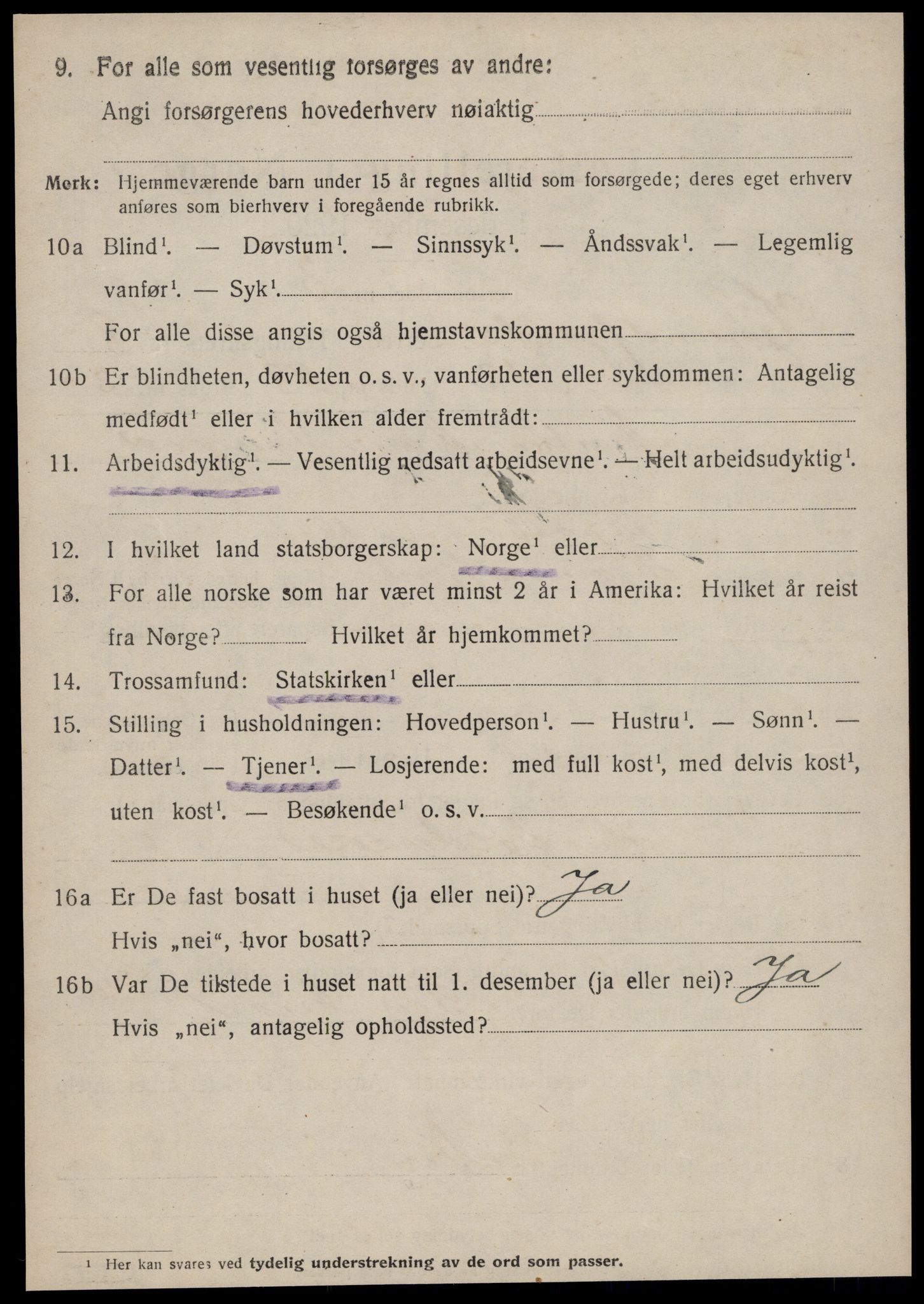 SAT, 1920 census for Hjørundfjord, 1920, p. 3018