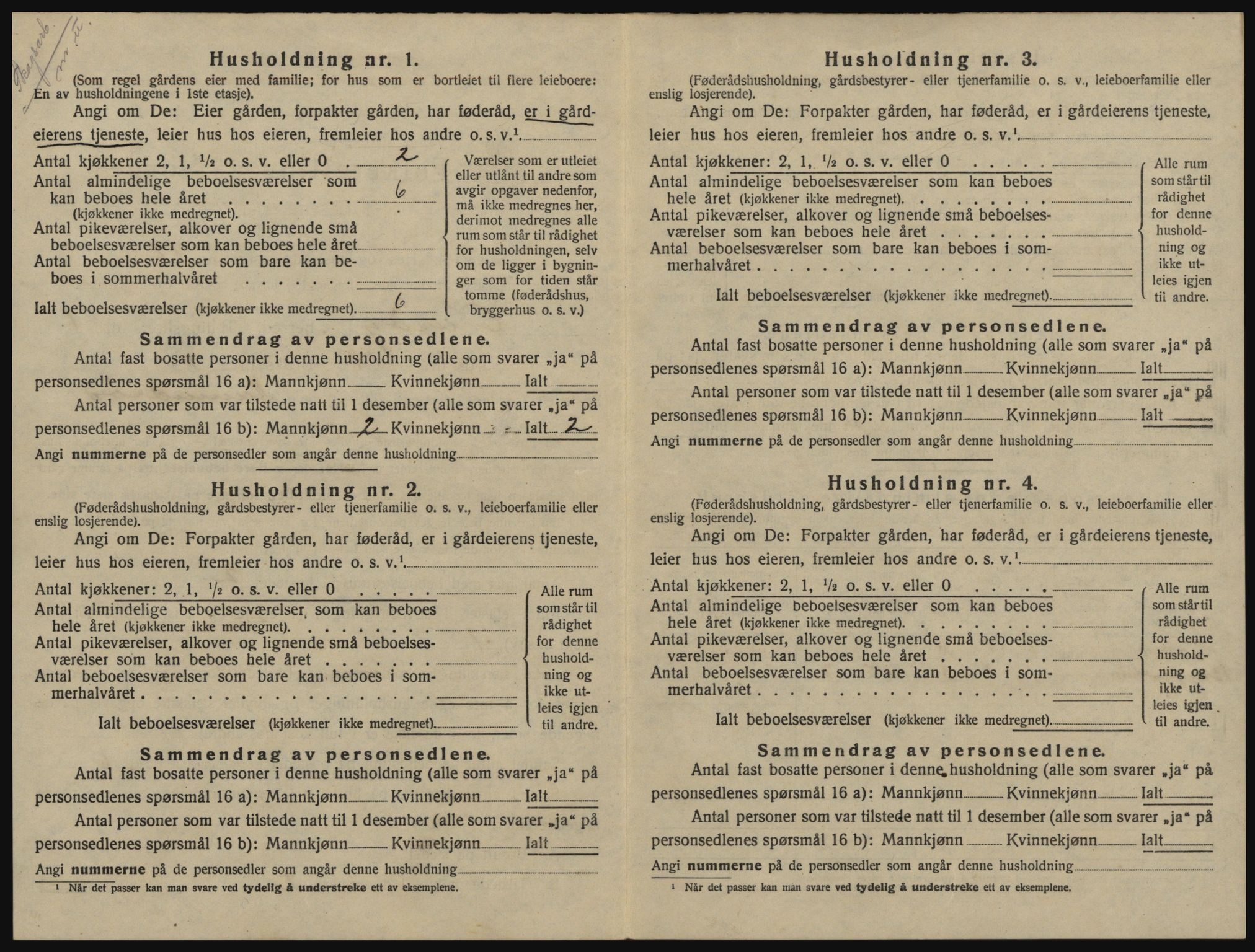 SAO, 1920 census for Onsøy, 1920, p. 153