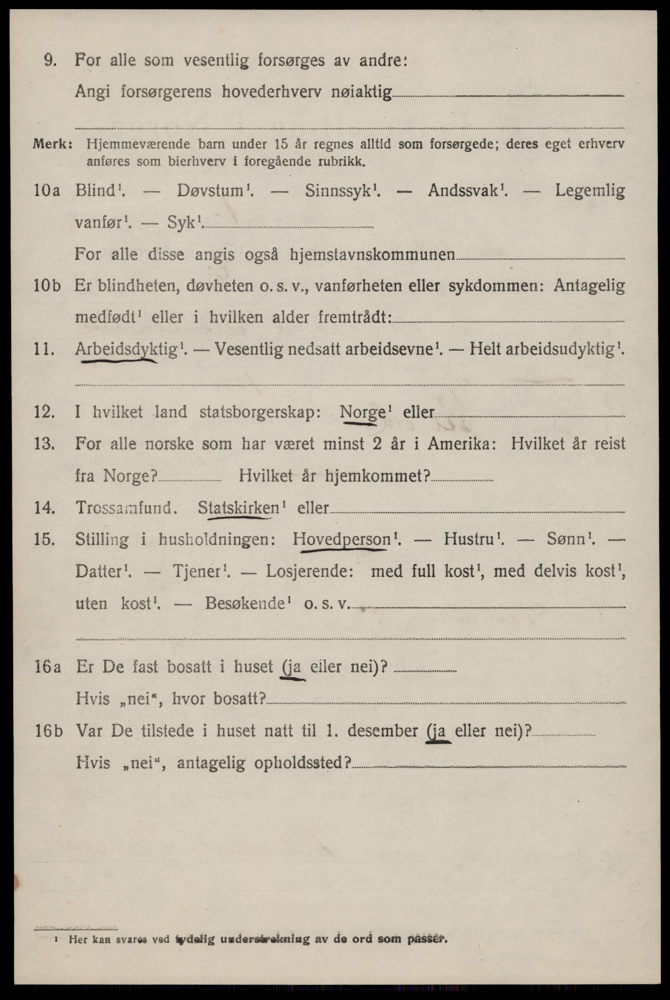 SAKO, 1920 census for Seljord, 1920, p. 3679