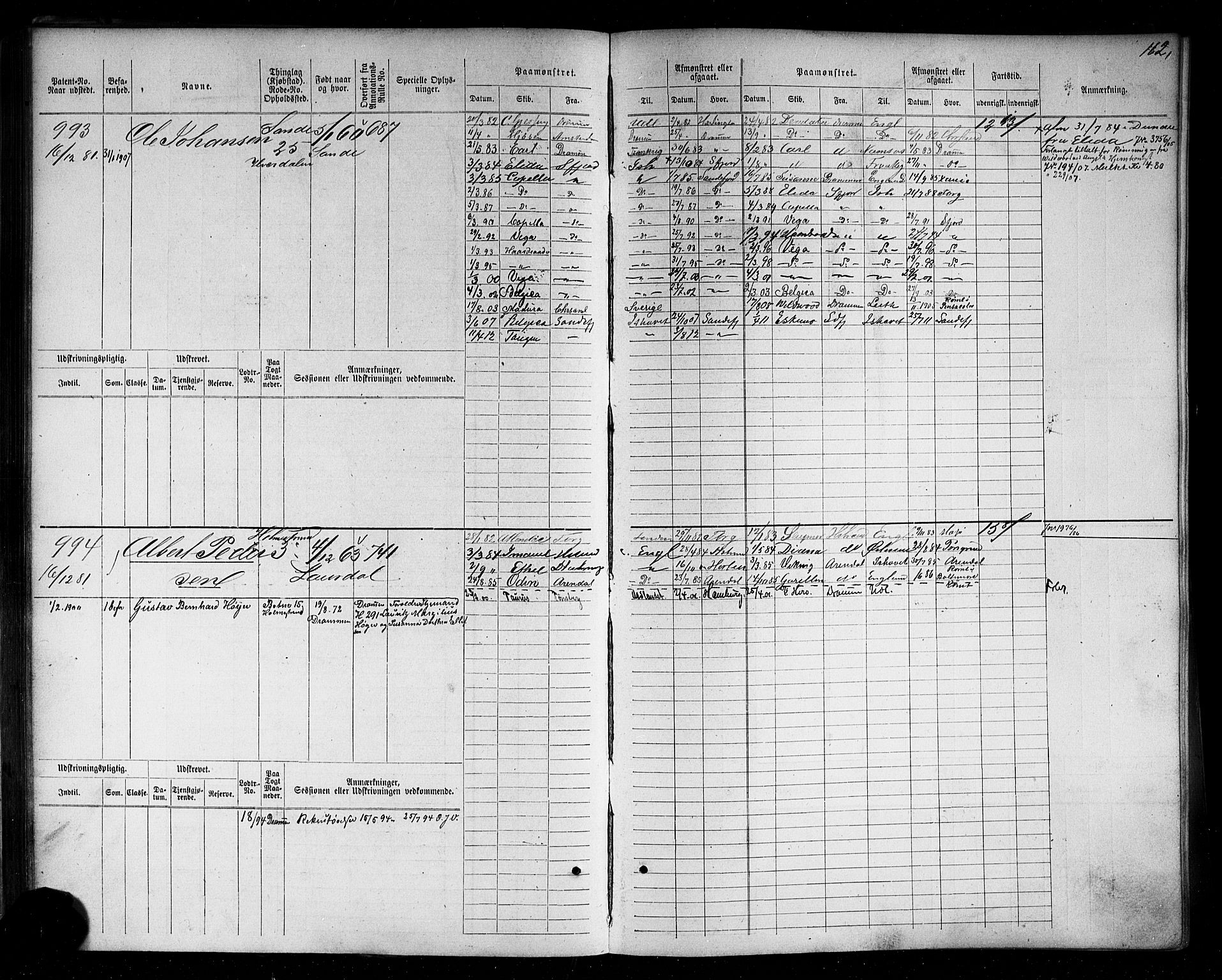 Holmestrand innrulleringskontor, AV/SAKO-A-1151/F/Fc/L0004: Hovedrulle, 1872-1913, p. 200