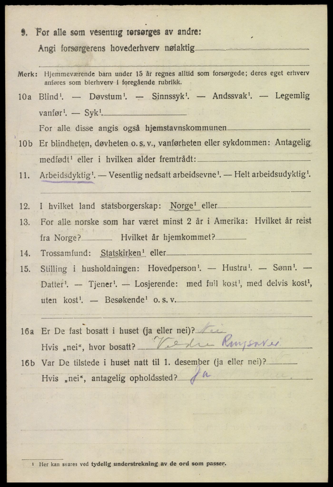 SAH, 1920 census for Ringsaker, 1920, p. 29621