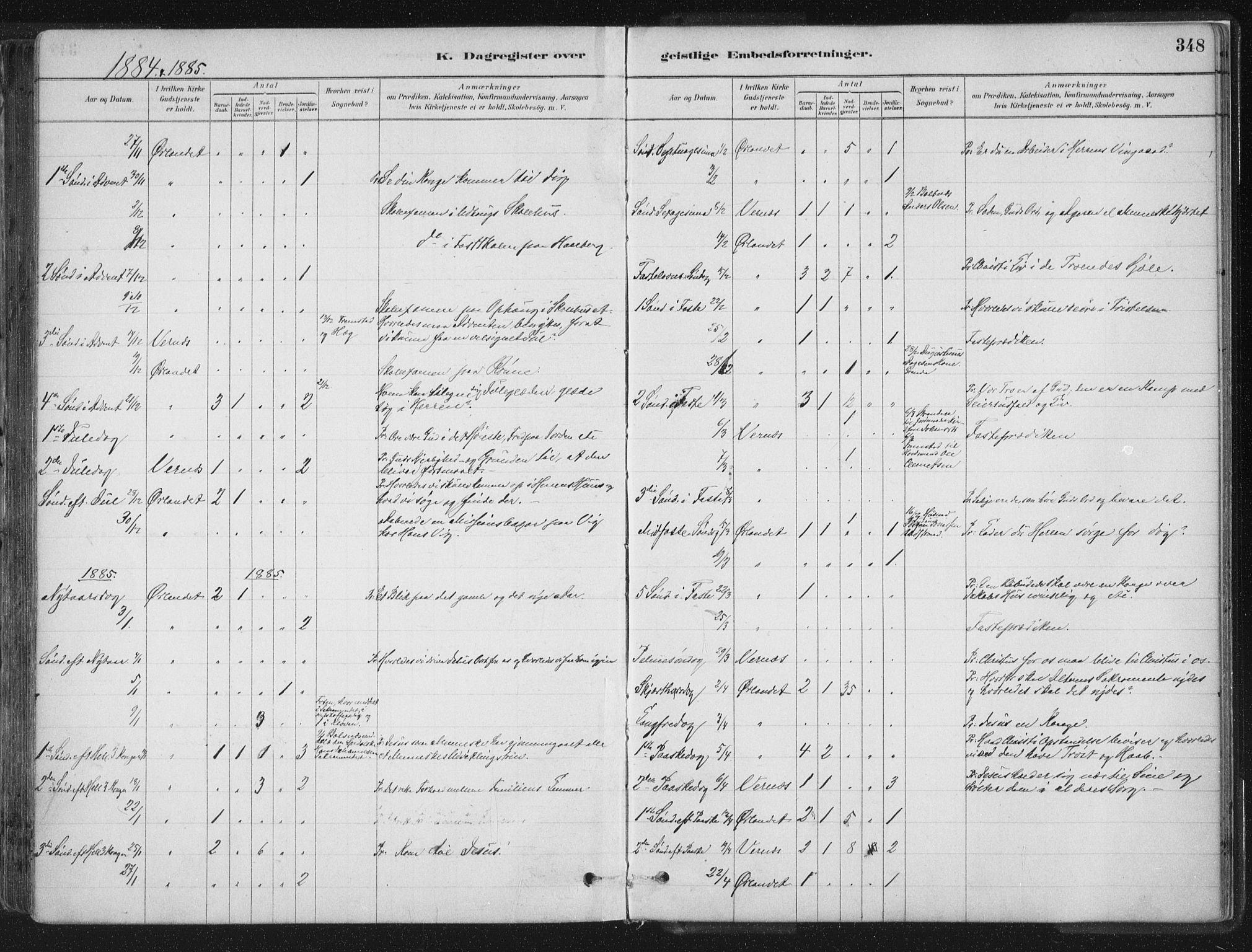 Ministerialprotokoller, klokkerbøker og fødselsregistre - Sør-Trøndelag, SAT/A-1456/659/L0739: Parish register (official) no. 659A09, 1879-1893, p. 348