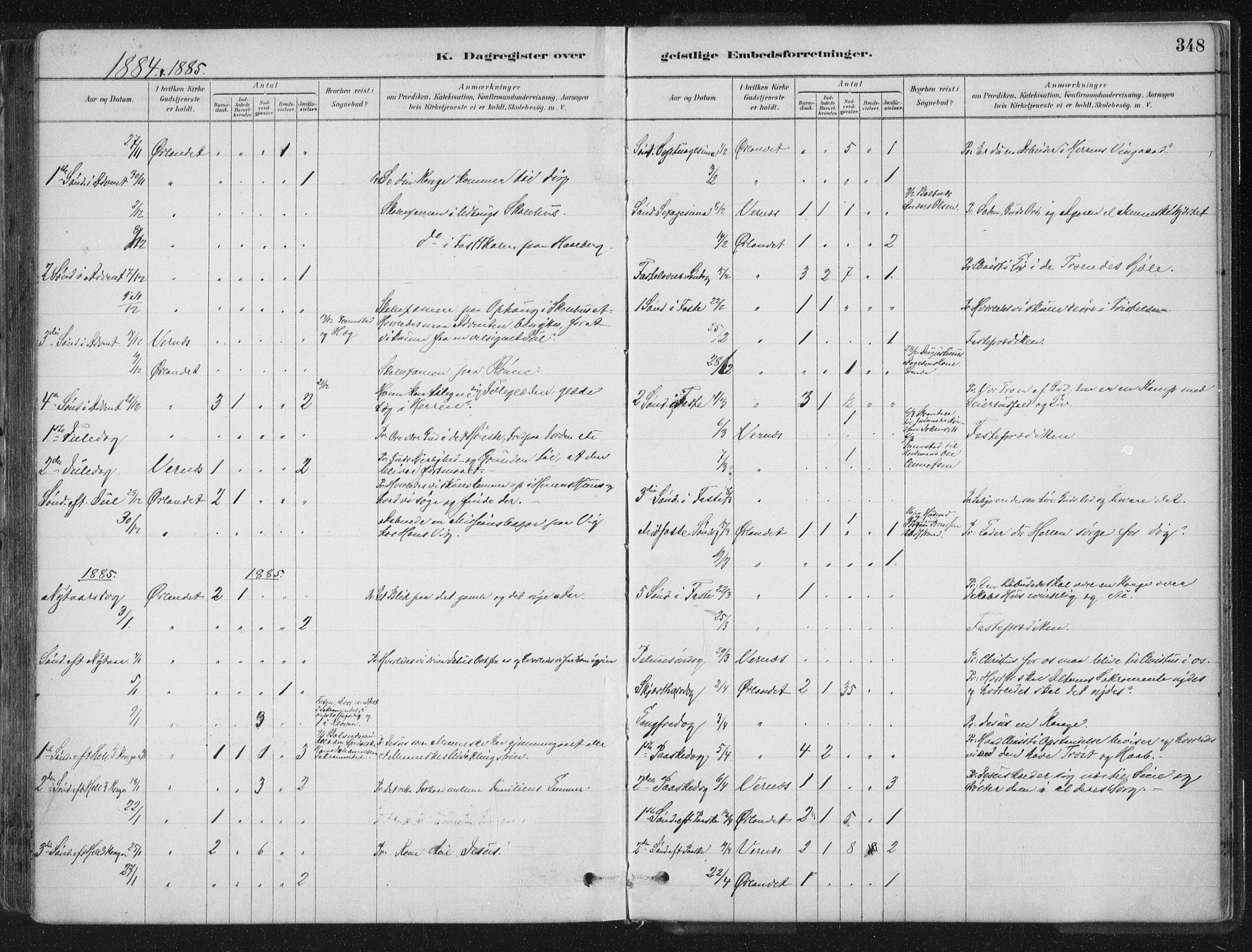 Ministerialprotokoller, klokkerbøker og fødselsregistre - Sør-Trøndelag, AV/SAT-A-1456/659/L0739: Parish register (official) no. 659A09, 1879-1893, p. 348