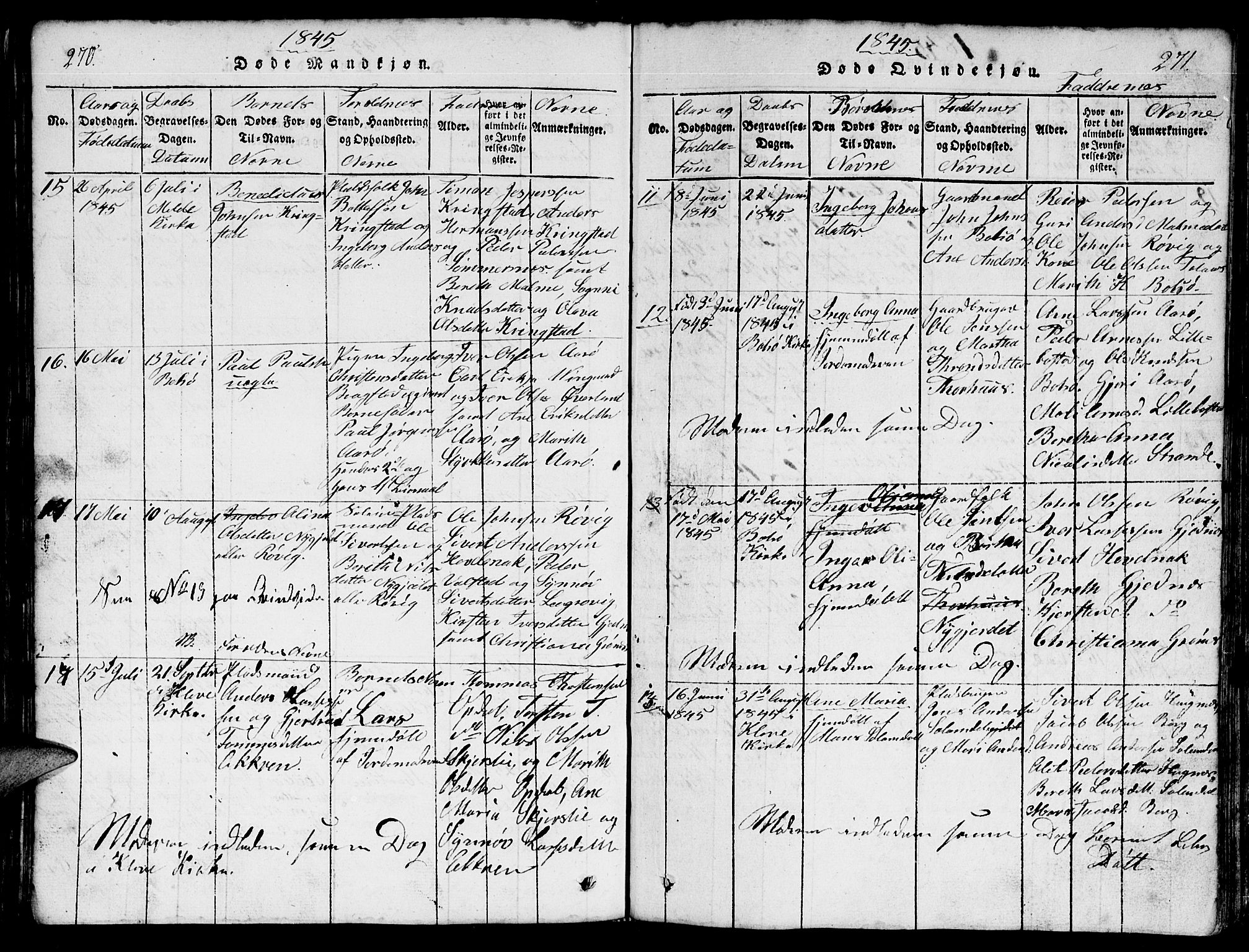 Ministerialprotokoller, klokkerbøker og fødselsregistre - Møre og Romsdal, AV/SAT-A-1454/555/L0665: Parish register (copy) no. 555C01, 1818-1868, p. 270-271