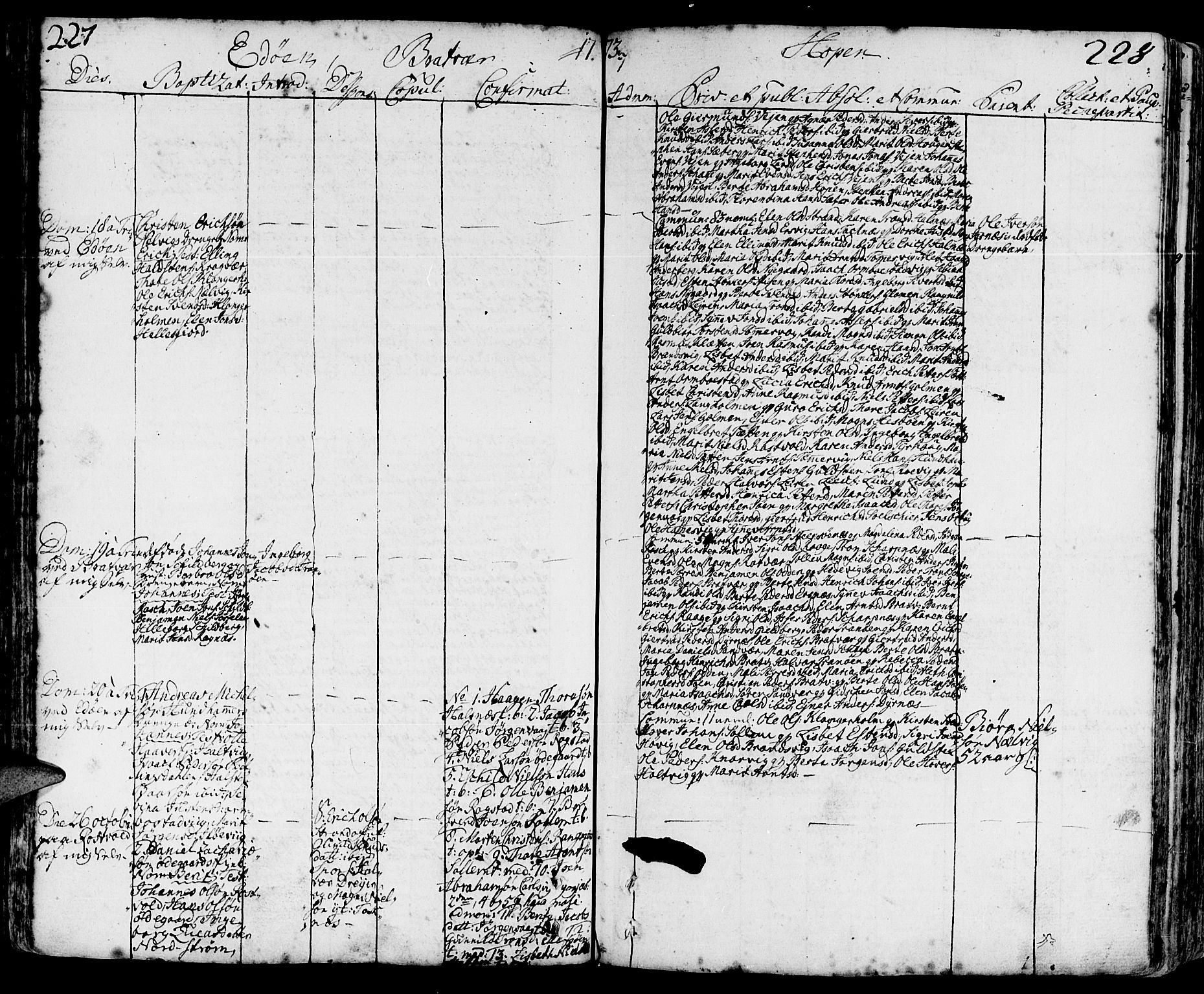 Ministerialprotokoller, klokkerbøker og fødselsregistre - Møre og Romsdal, SAT/A-1454/581/L0932: Parish register (official) no. 581A02, 1767-1823, p. 227-228