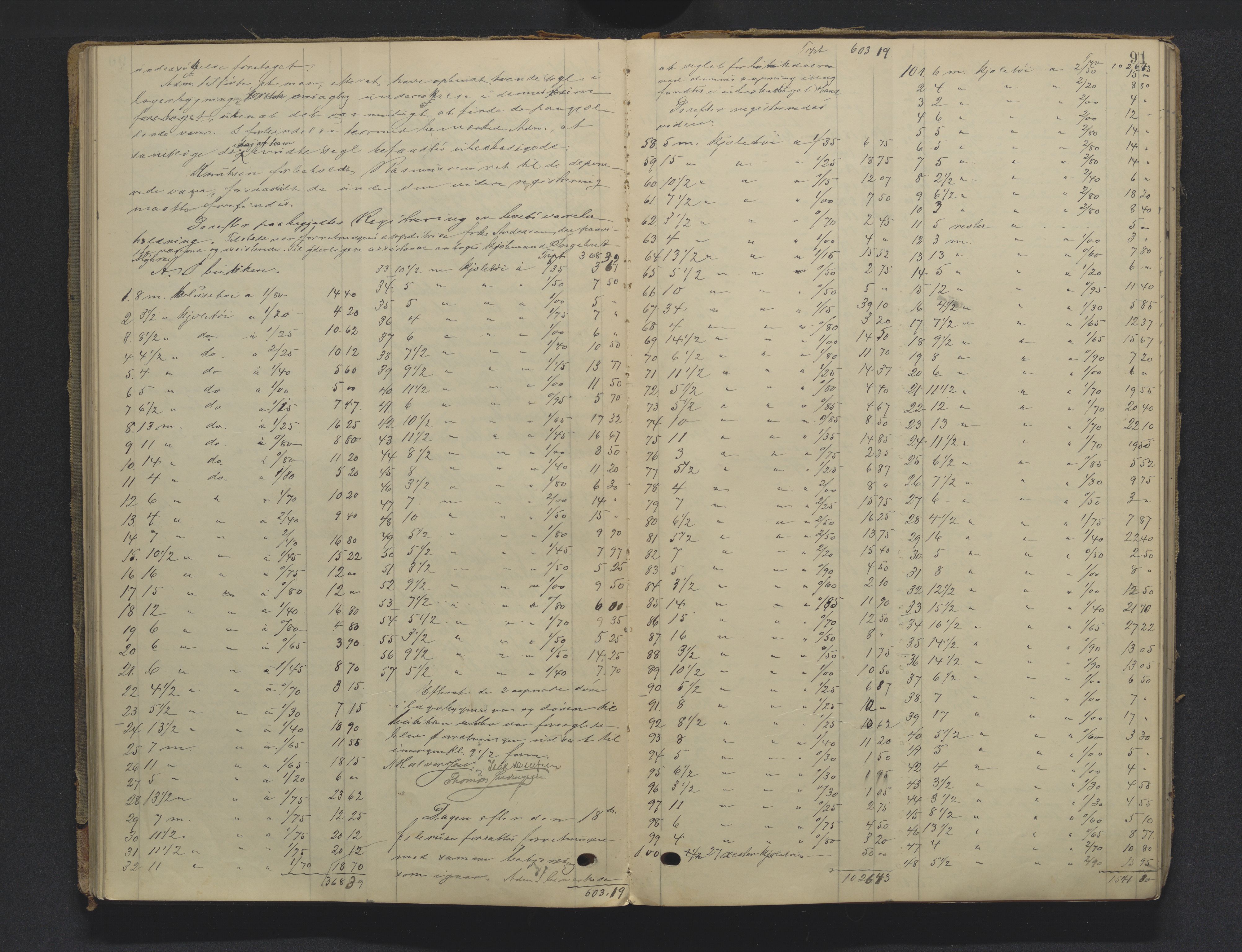 Gjerpen sorenskriveri, SAKO/A-216/H/Hb/Hba/Hbab/L0001: Skifteregistreringsprotokoll, Porsgrunn by, 1901-1921, p. 90b-91a