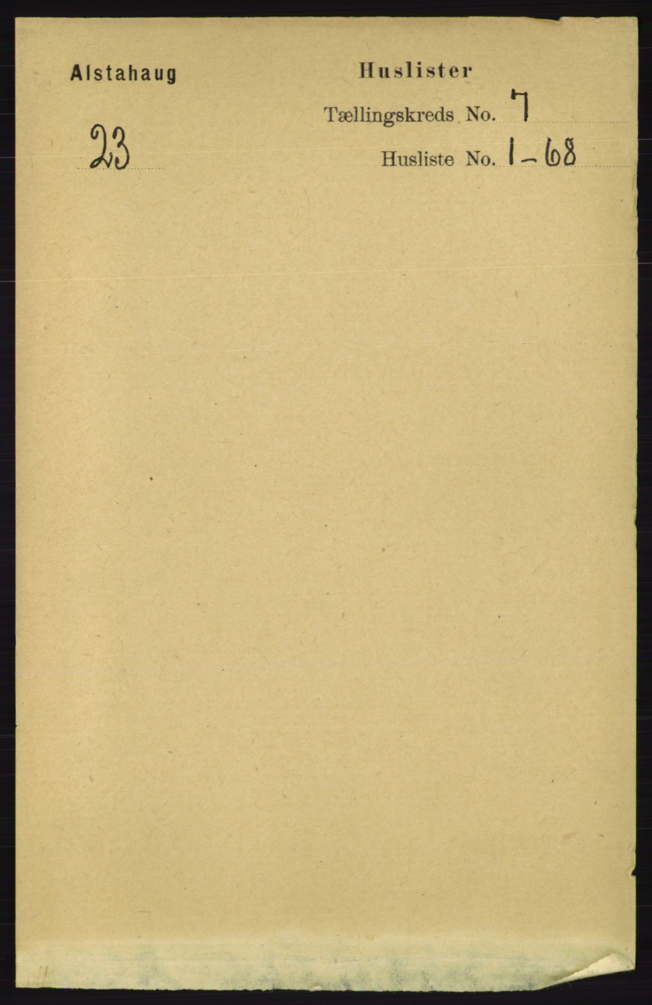 RA, 1891 census for 1820 Alstahaug, 1891, p. 2405