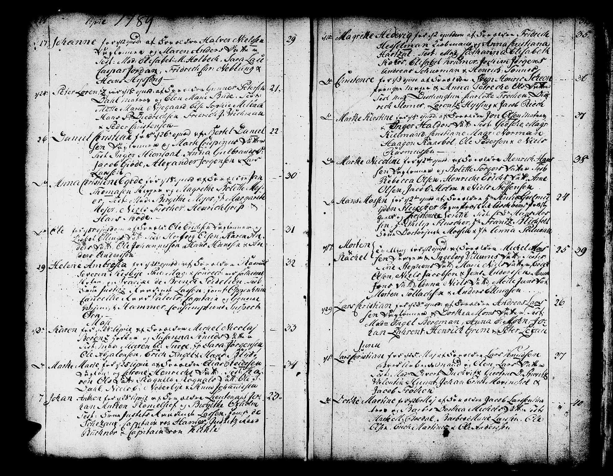 Domkirken sokneprestembete, AV/SAB-A-74801/H/Haa/L0003: Parish register (official) no. A 3, 1758-1789, p. 314-315