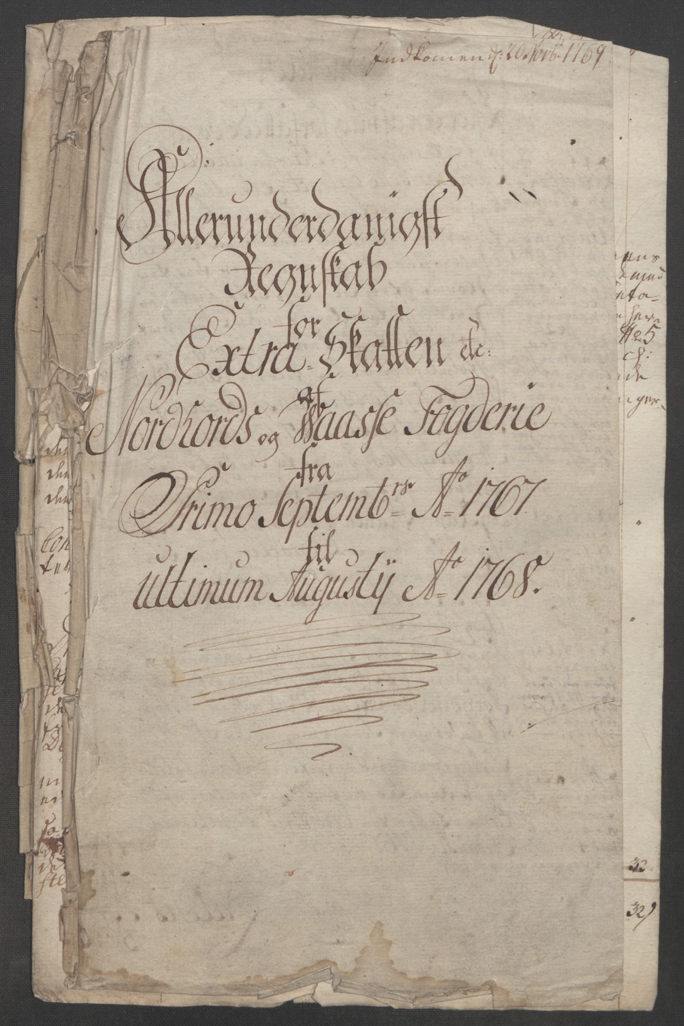 Rentekammeret inntil 1814, Reviderte regnskaper, Fogderegnskap, AV/RA-EA-4092/R51/L3303: Ekstraskatten Nordhordland og Voss, 1762-1772, p. 166