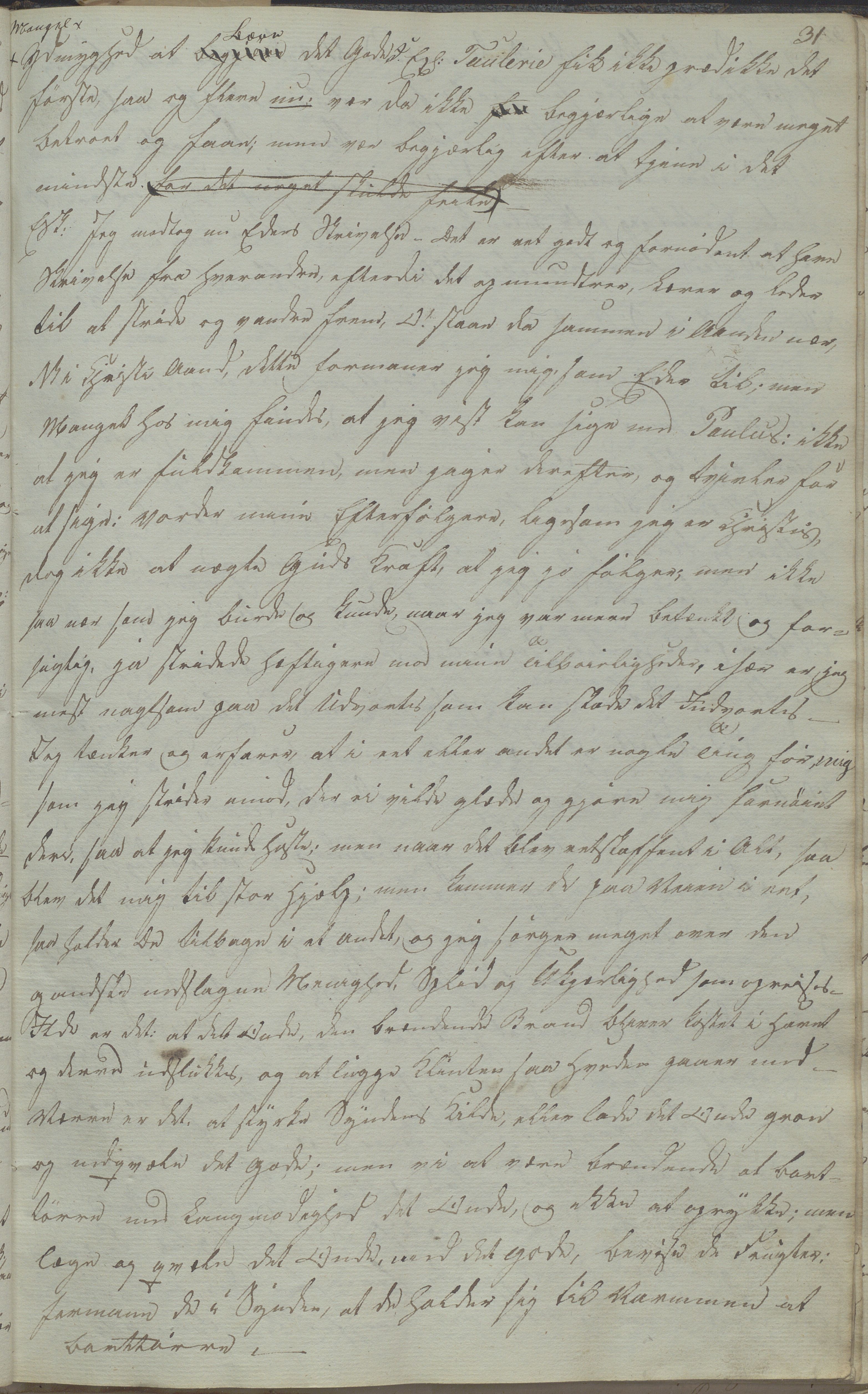 Heggtveitsamlingen, TMF/A-1007/H/L0052/0001: Innbundne brev Ms. S, med innlagt registratur / Innbundne brev Ms S. , 1801-1823, p. 31