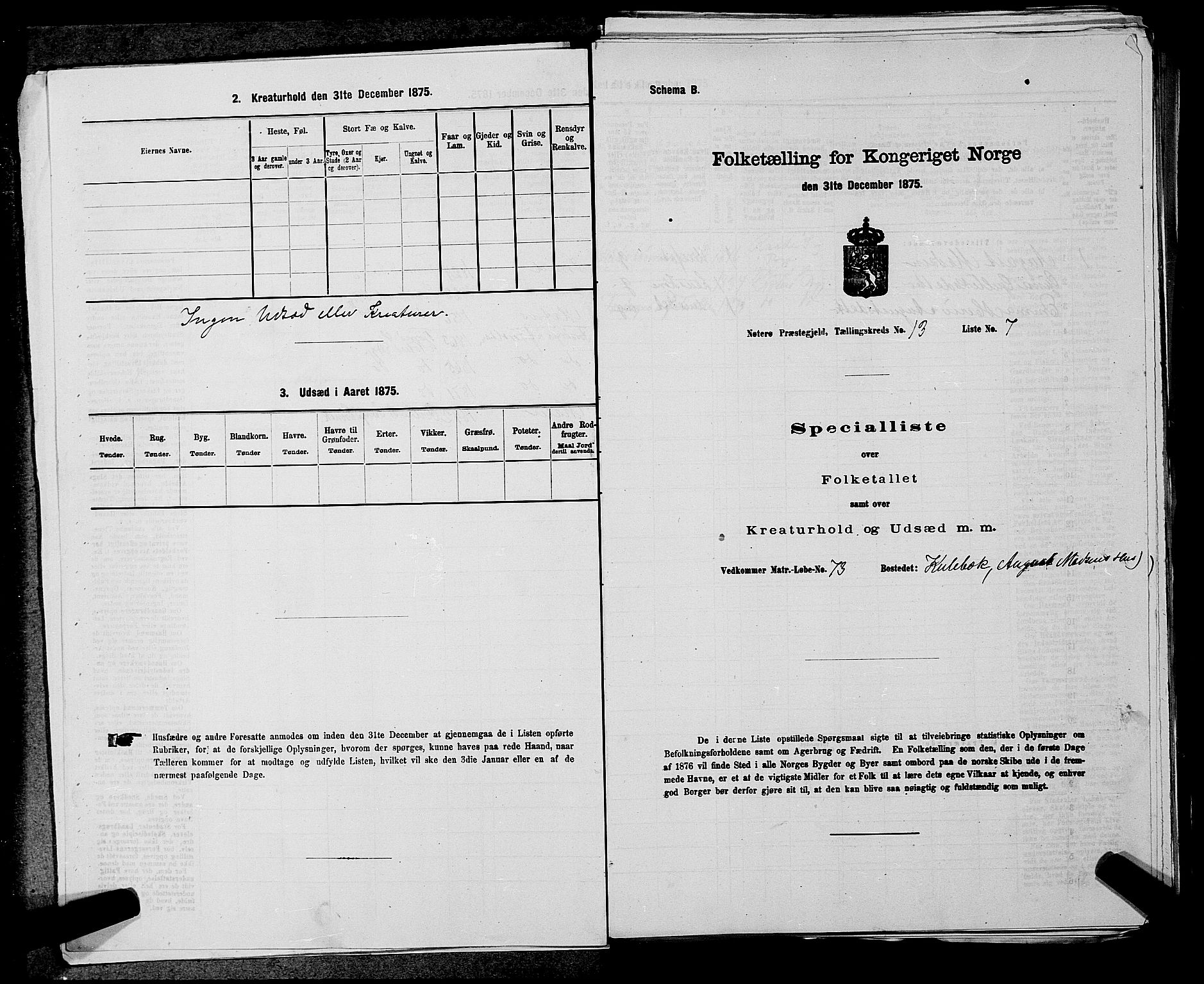 SAKO, 1875 census for 0722P Nøtterøy, 1875, p. 2859