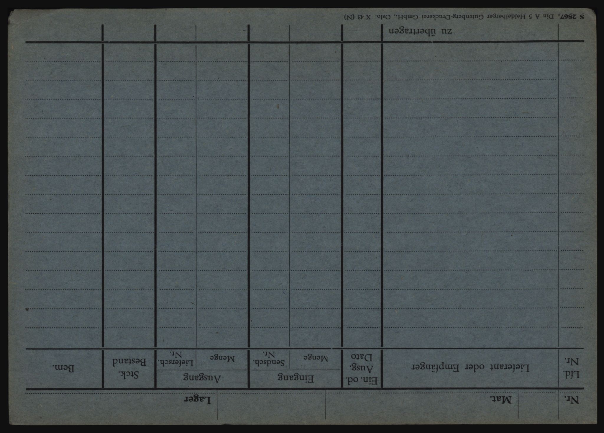 Tyske arkiver, Organisation Todt (OT), Einsatzgruppe Wiking, AV/RA-RAFA-2188/1/O/O12/L0002: Kartotek - Elektromaterial etc A-Z, 1940-1945, p. 7
