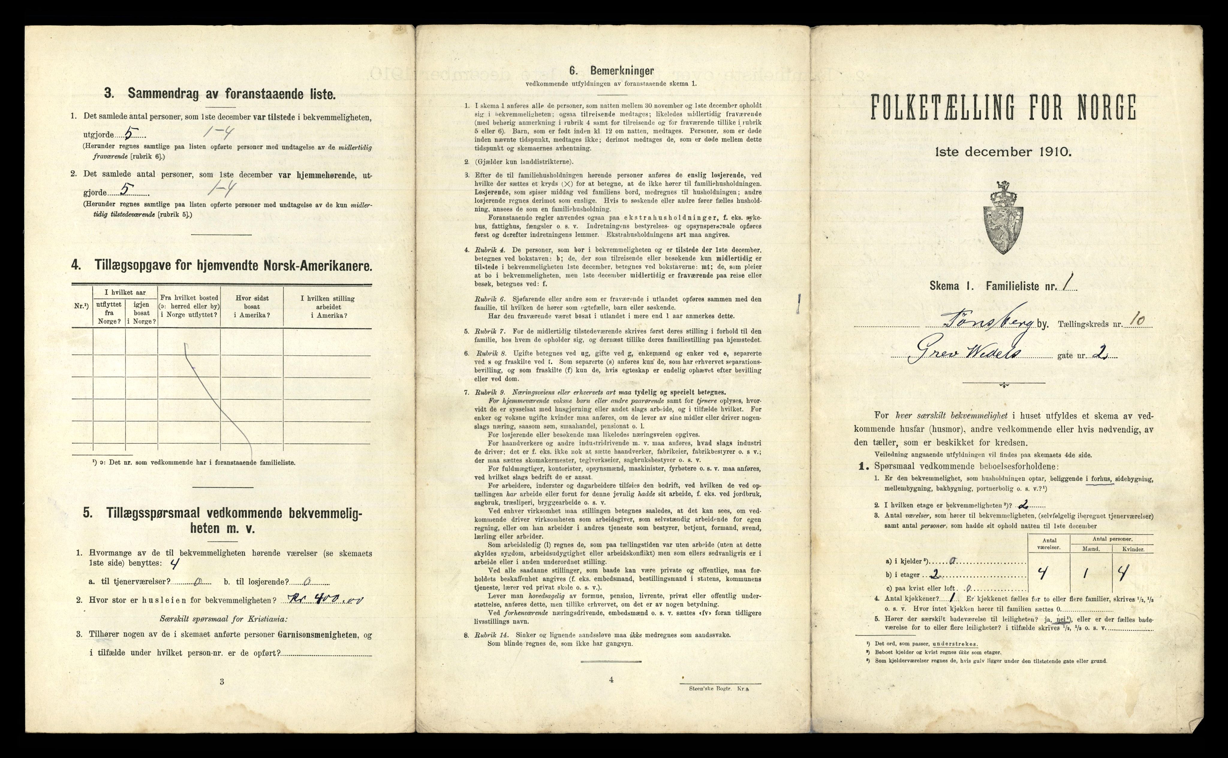 RA, 1910 census for Tønsberg, 1910, p. 4321