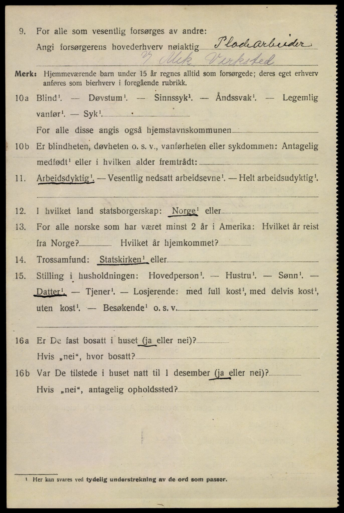 SAKO, 1920 census for Tønsberg, 1920, p. 18210