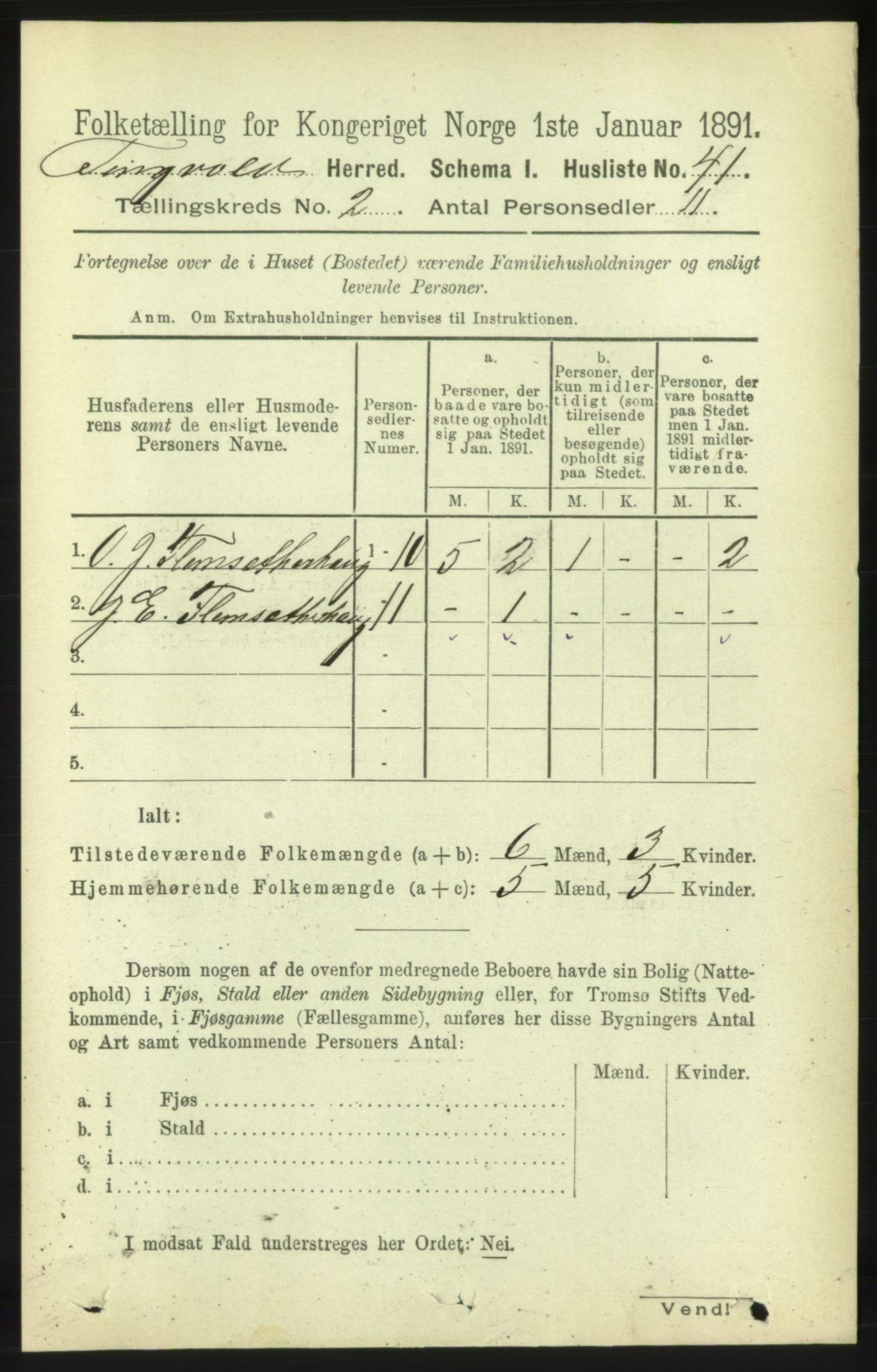 RA, 1891 census for 1560 Tingvoll, 1891, p. 563