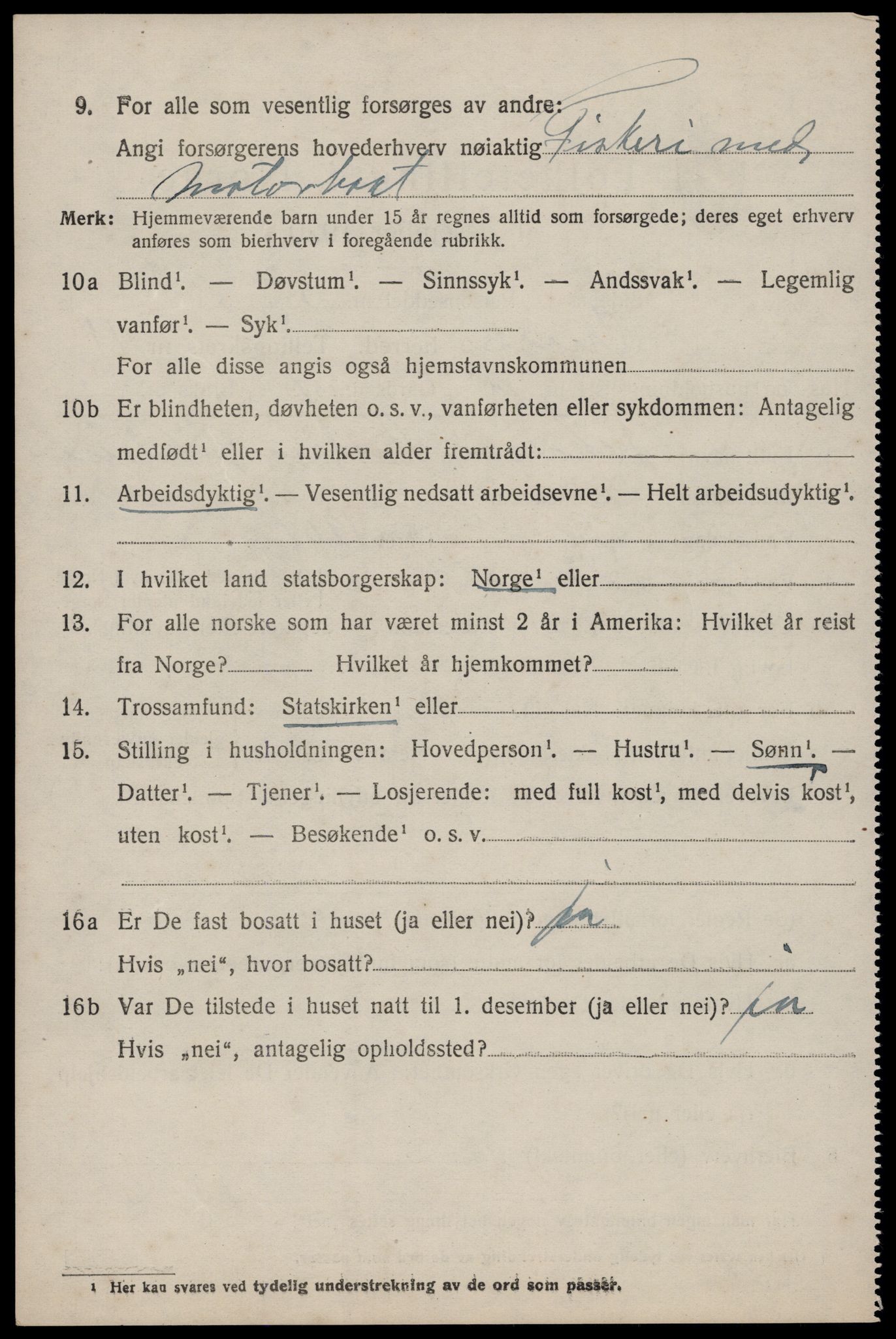 SAST, 1920 census for Skåre, 1920, p. 8473