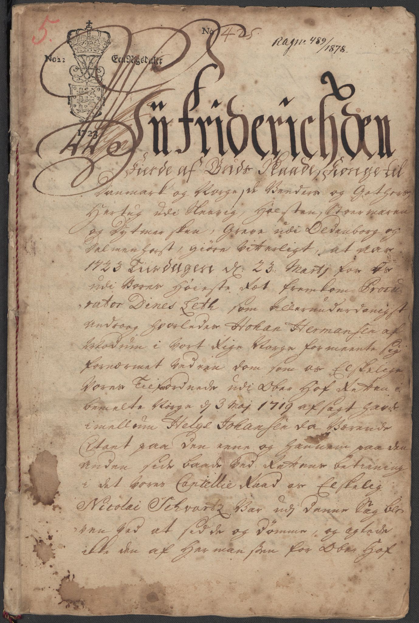 Riksarkivets diplomsamling, AV/RA-EA-5965/F15/L0016: Prestearkiv - Buskerud, 1662-1781, p. 159