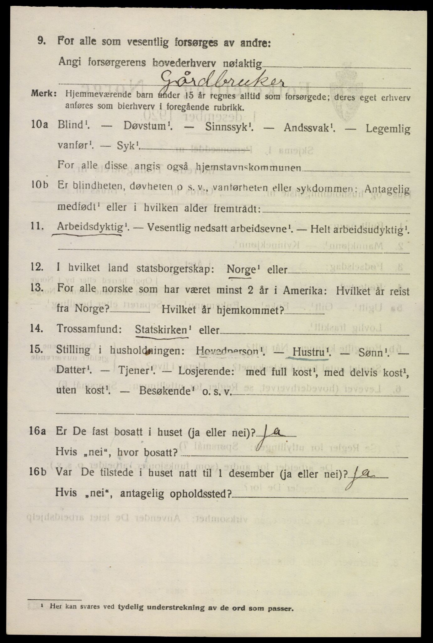 SAK, 1920 census for Spangereid, 1920, p. 1680