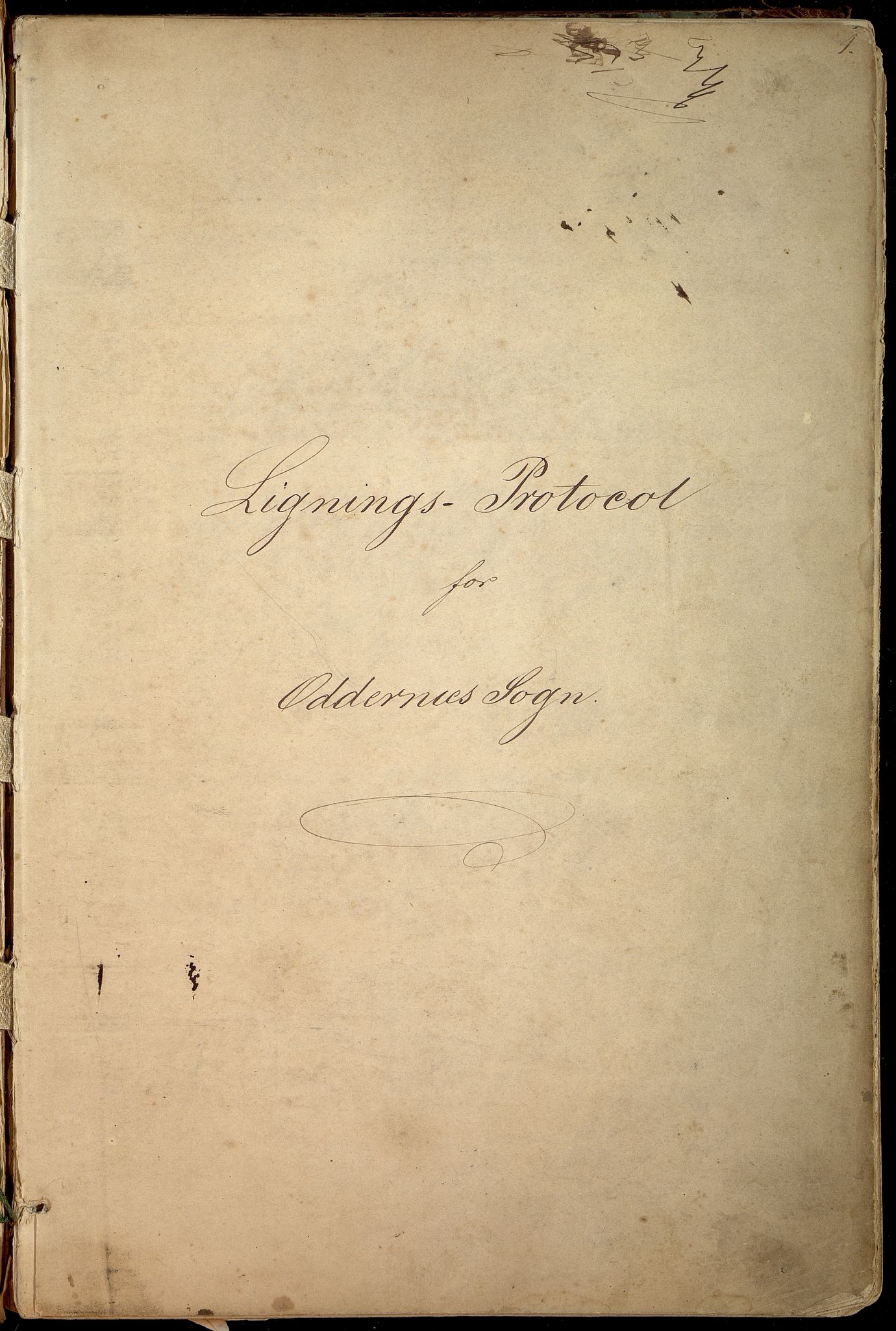 Oddernes kommune - Likningsnemnda, ARKSOR/1001OD310/A/L0002: Møtebok, likningsprotokoll, 1864-1883, p. 1